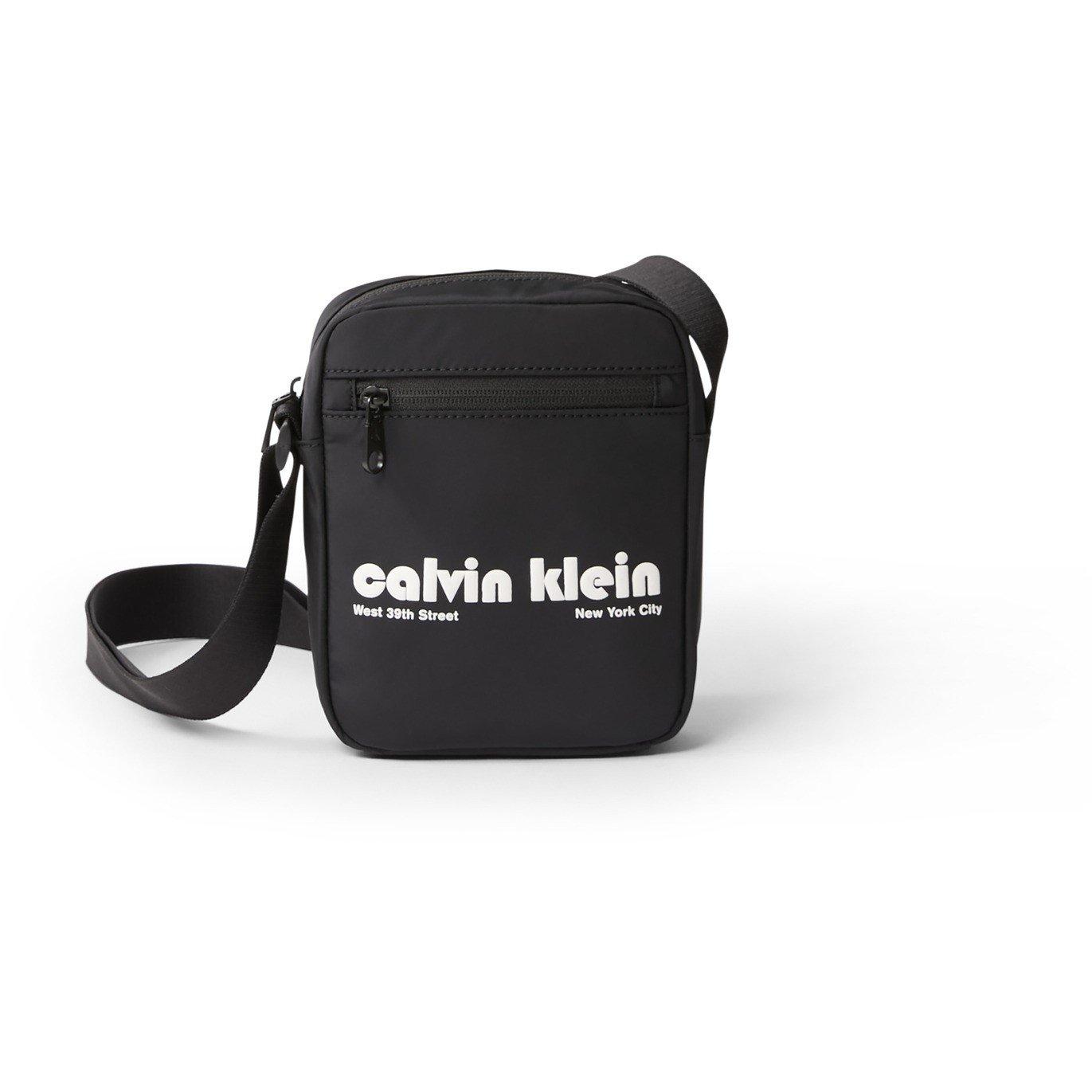 Black - Calvin Klein Jeans - Bauhaus Logo Cross Body Bag - 1