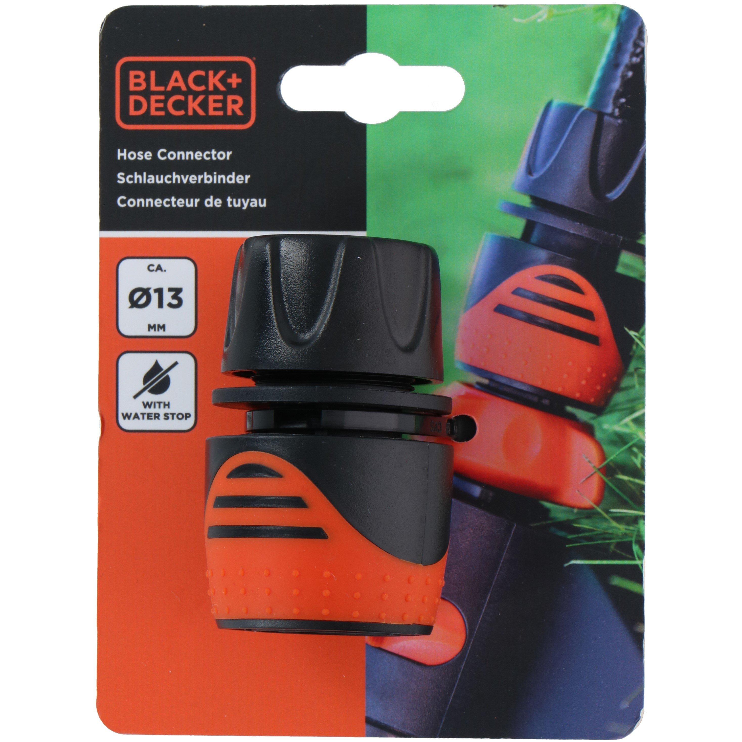 13mm - Black and Decker - Hose Connector Gardening Tool - 1