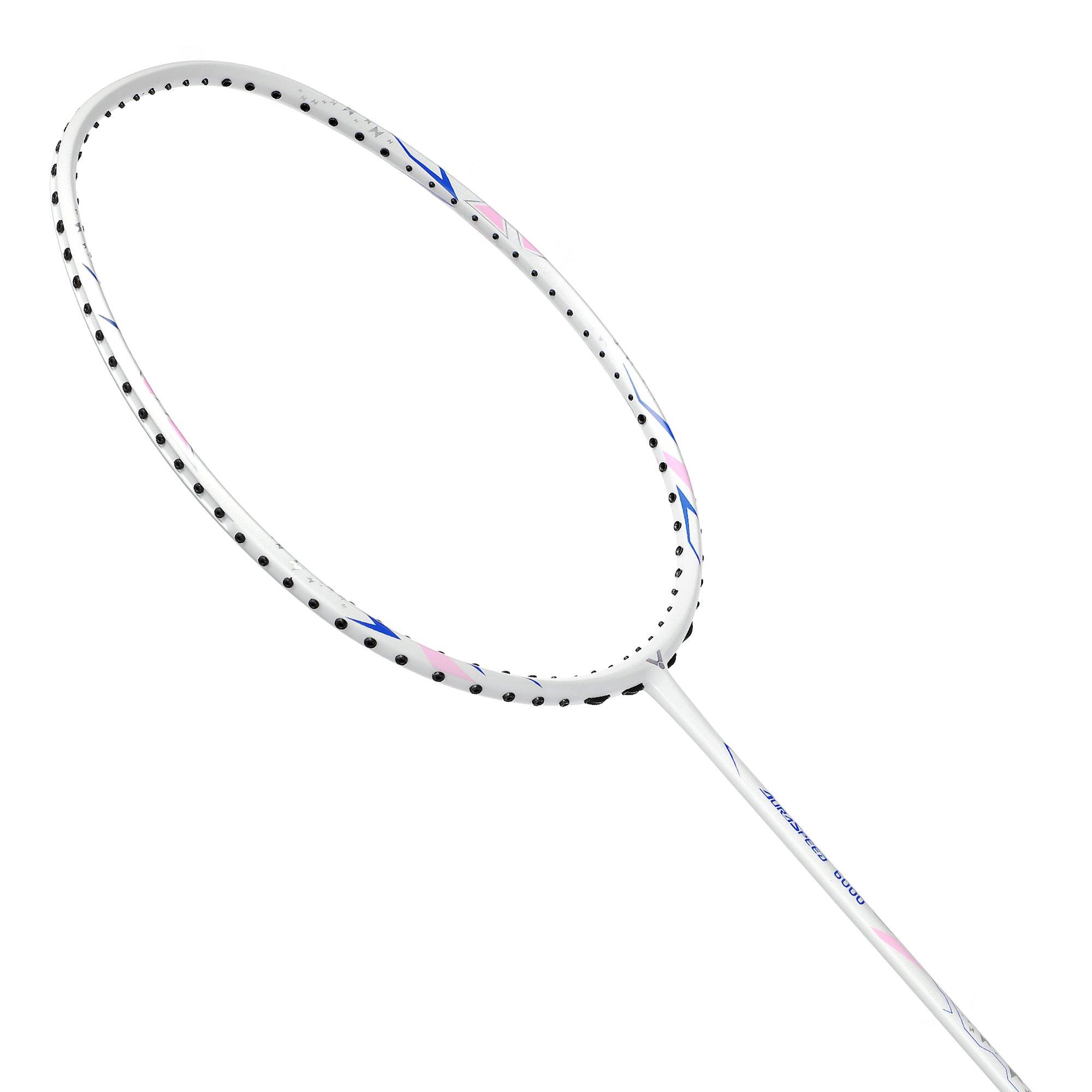 White - Victor - Aura Speed 6000 Badminton Racket - 5