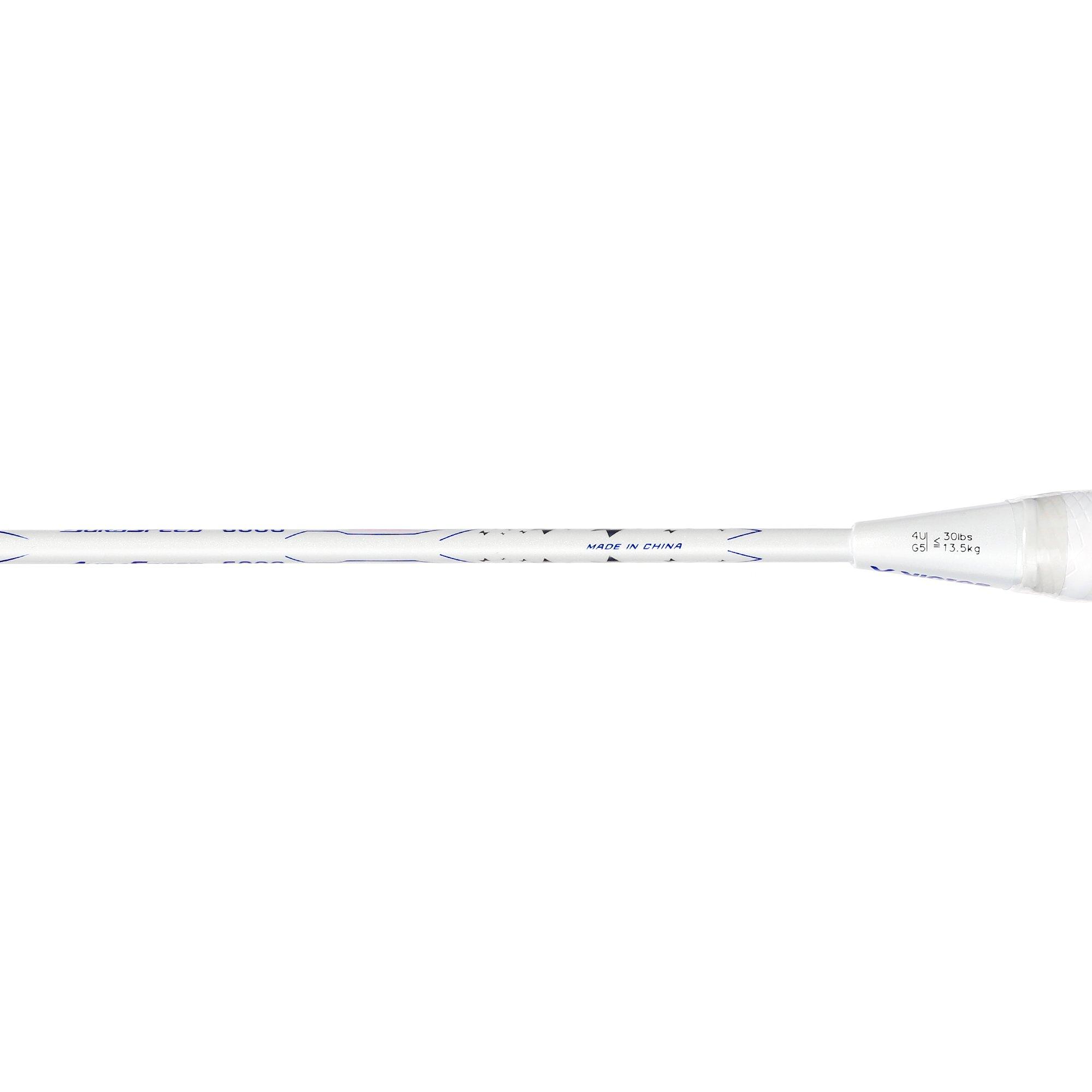 White - Victor - Aura Speed 6000 Badminton Racket - 8