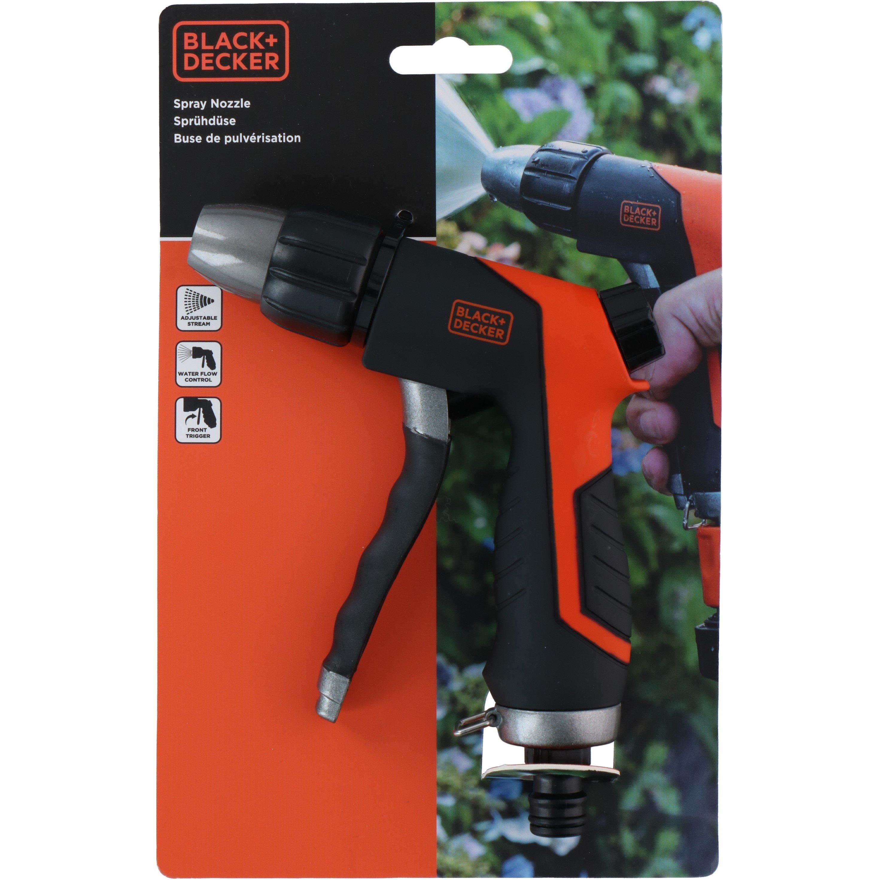 Black/Orange - Black and Decker - Spray Nozzle Gardening Essentials - 1
