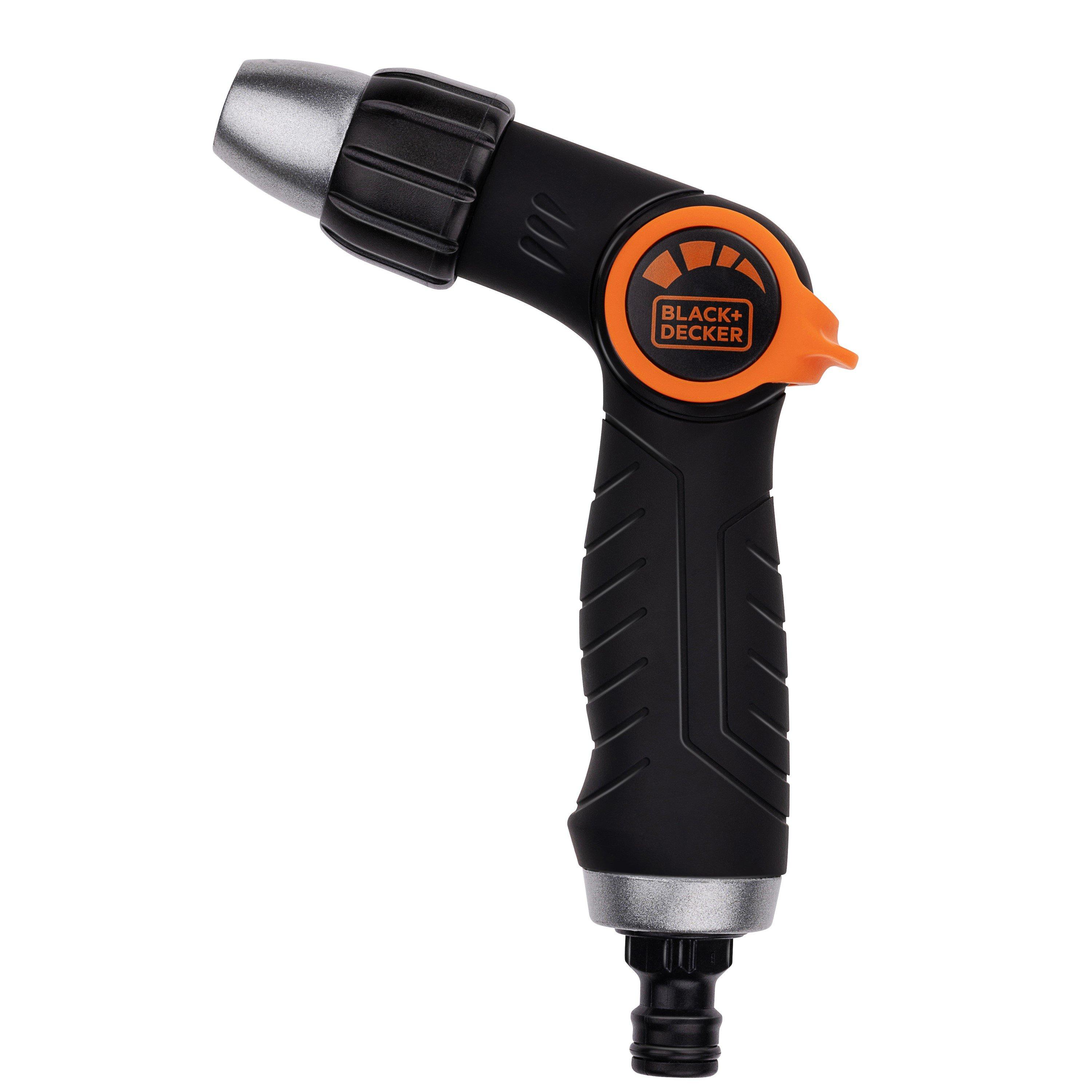 Black/Orange - Black and Decker - Spray Nozzle Gardening Essential - 1