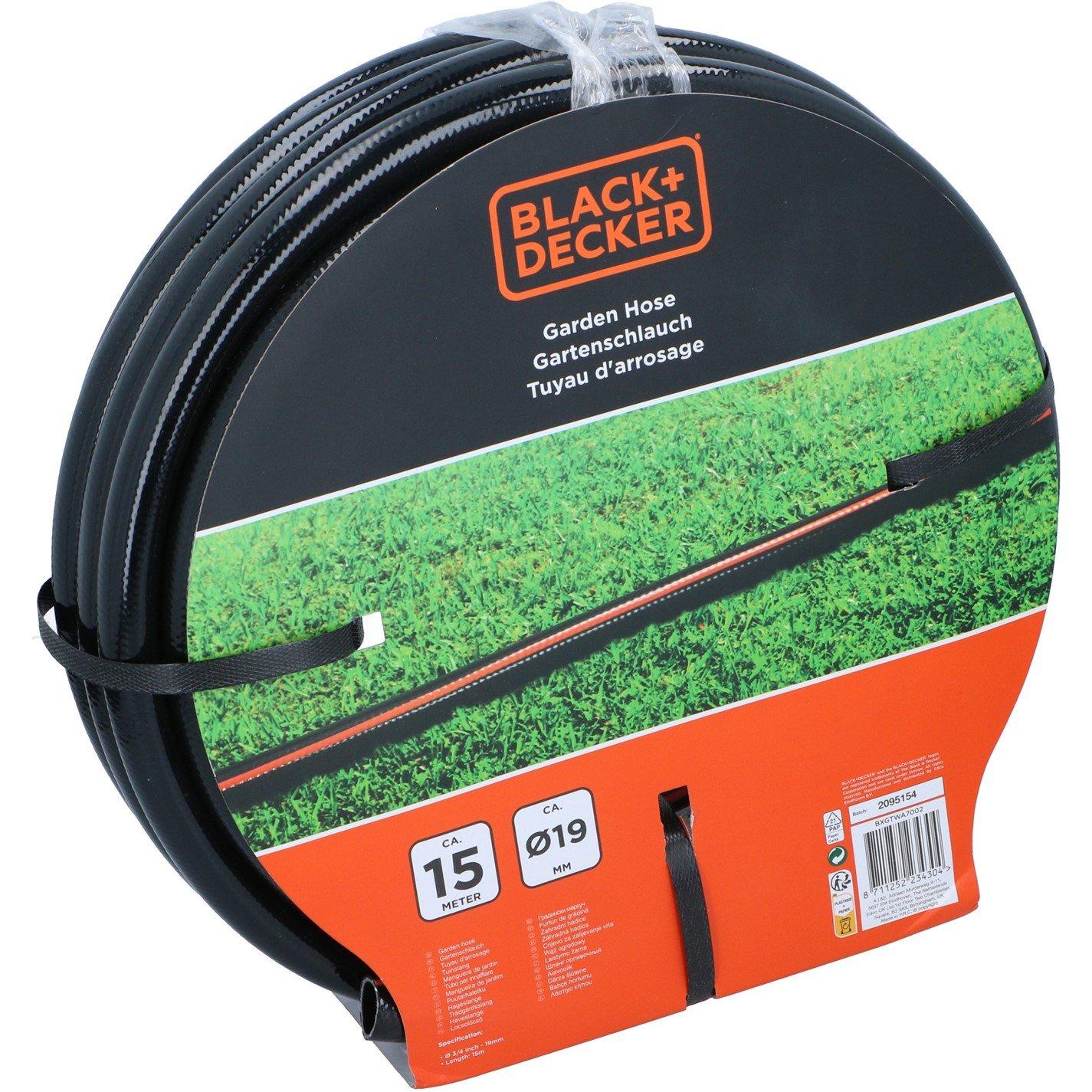 19mmx5m - Black and Decker - Garden hose 19mmx15m - 3