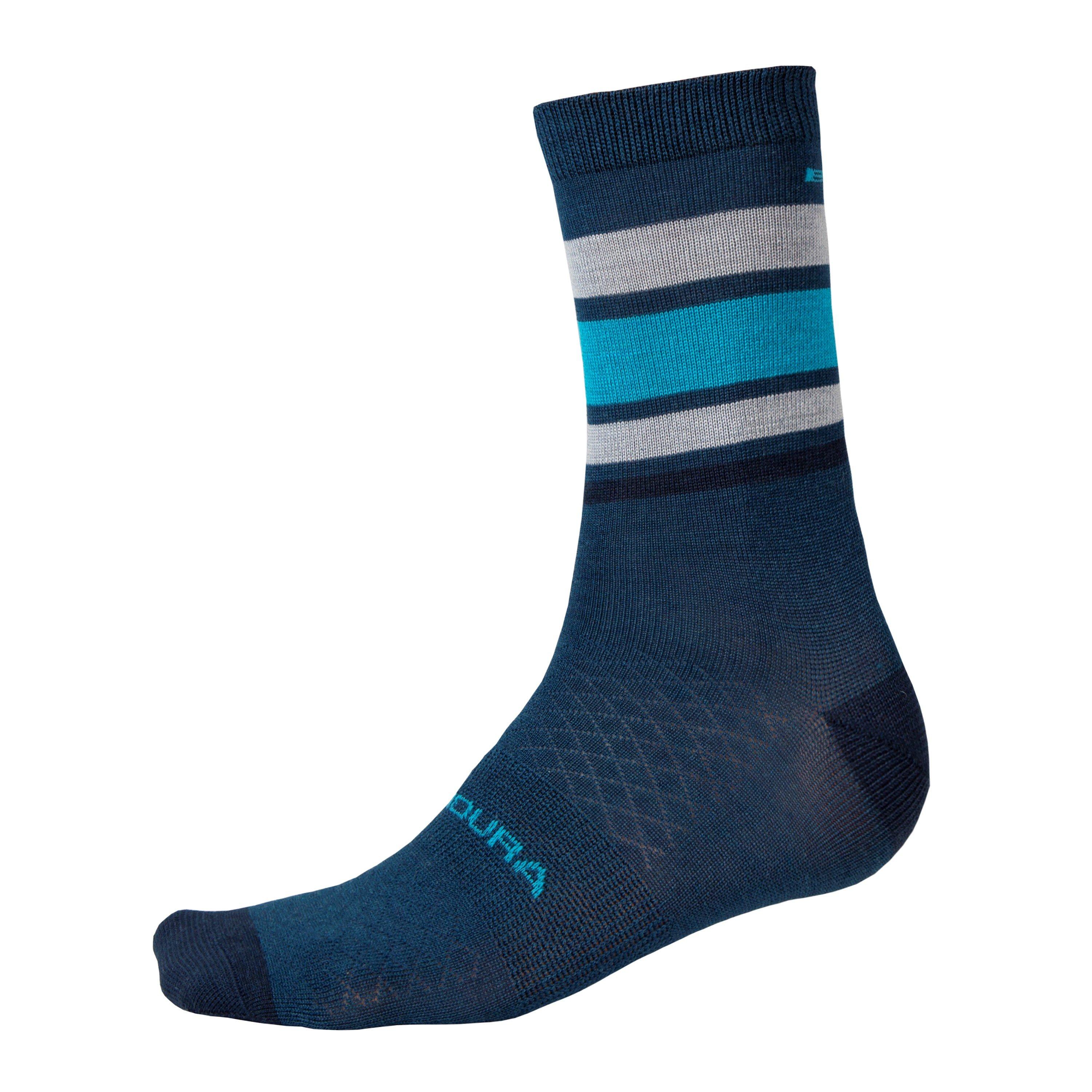 Blueberry - Endura - BB Stripe Cycling Socks - 1