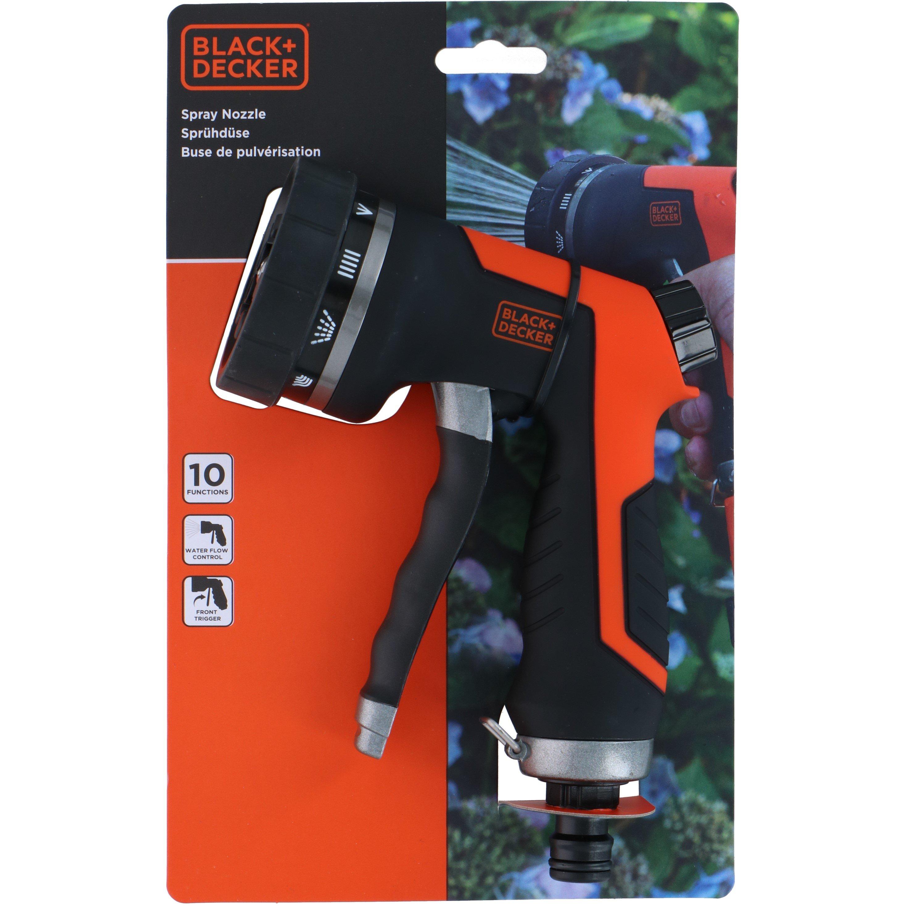 Black/Orange - Black and Decker - 10-Setting Garden Sprayer Gardening Essential - 1