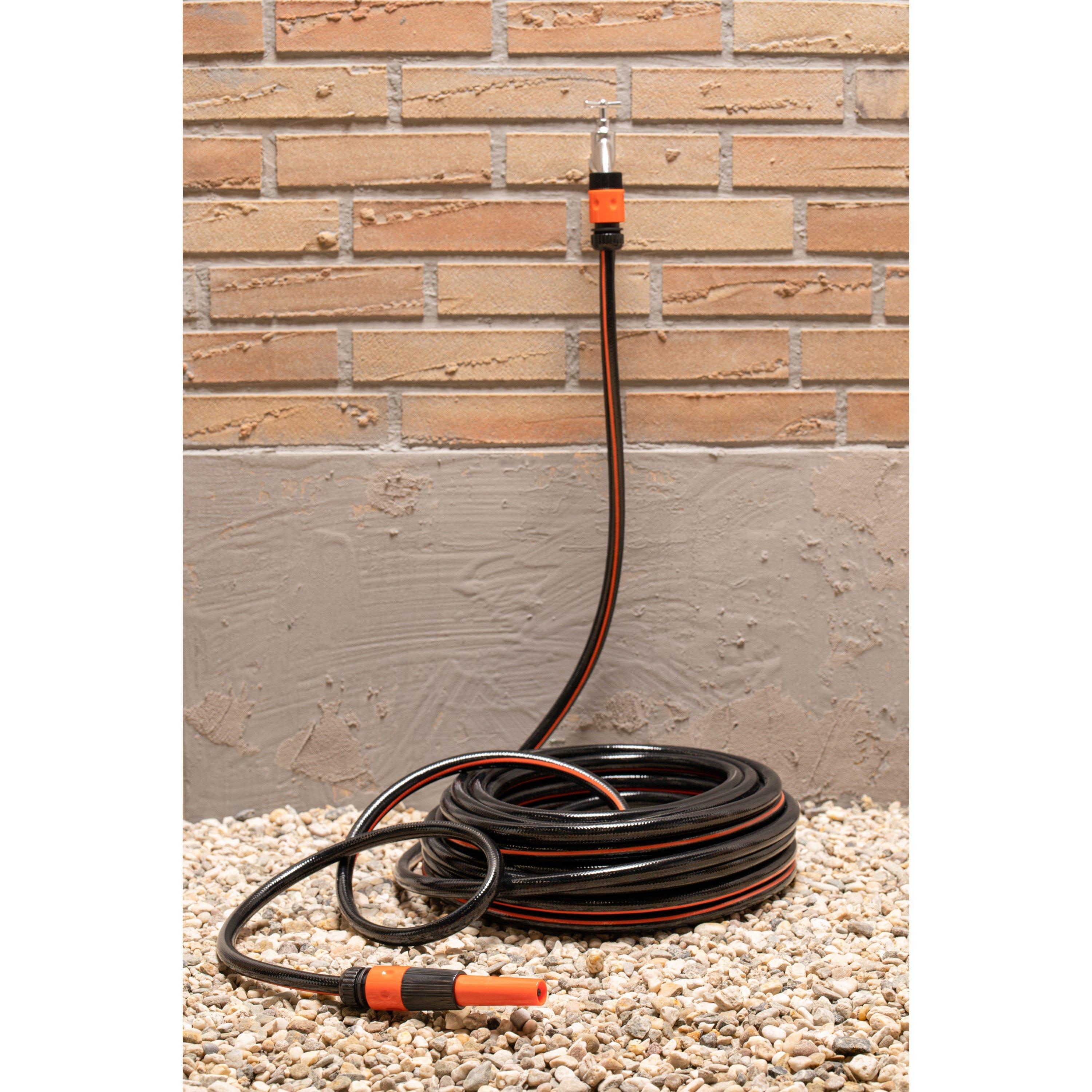 Black - Black and Decker - Garden Hose w Quick Connect - 4
