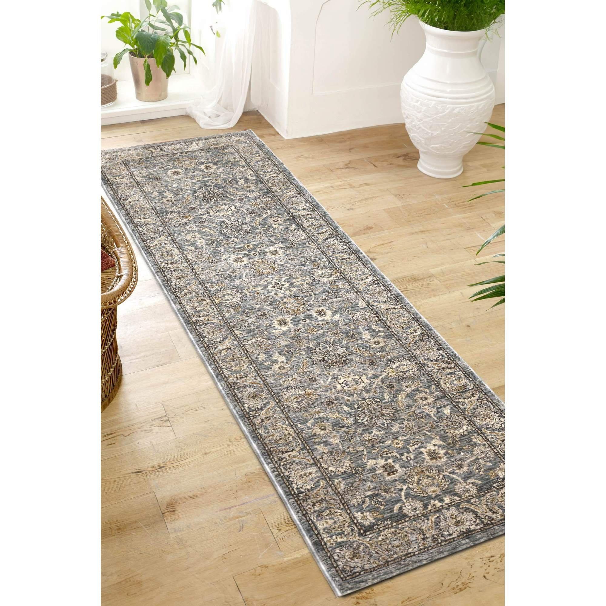 Homemaker  Agrah Traditional Runner Grey - 68x235cm