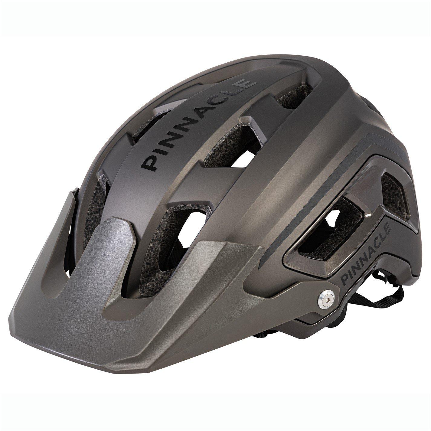 Grey - Pinnacle - Mountain Bike Helmet - 1