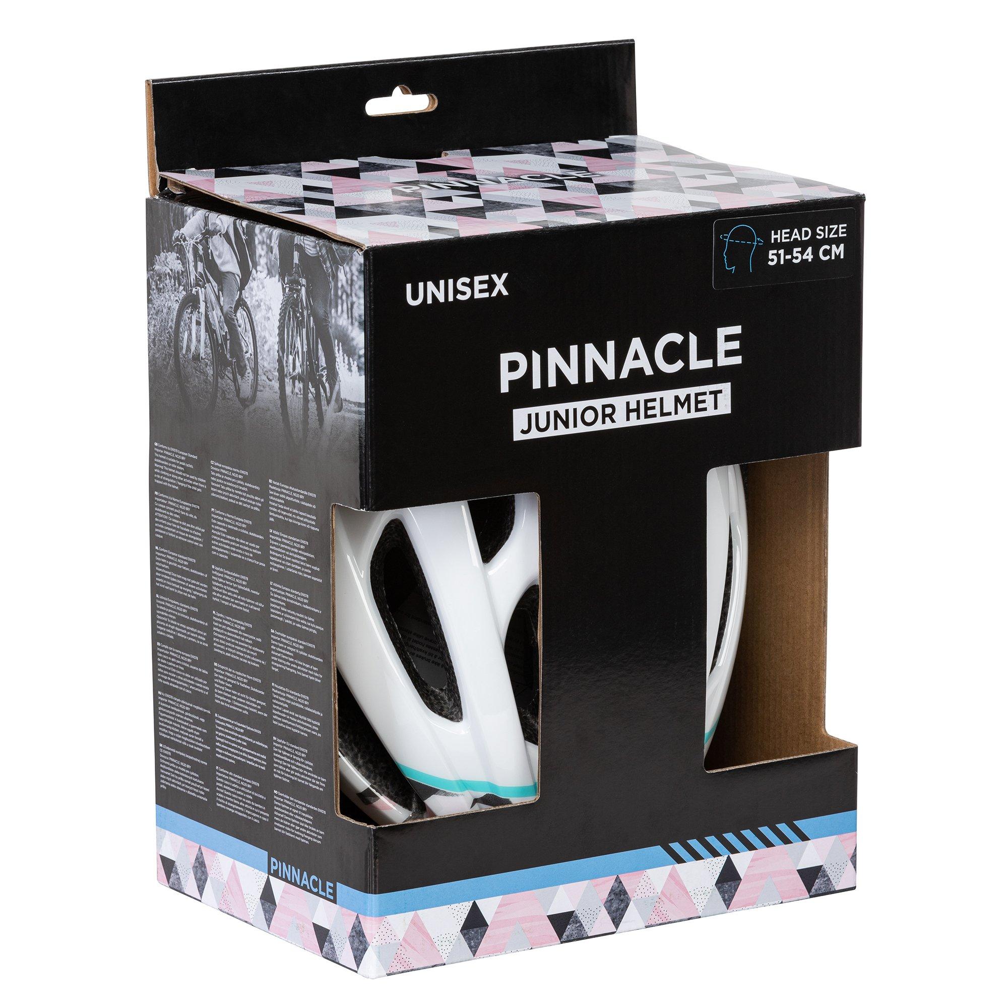 White - Pinnacle - Adjustable Bike Helmet Junior - 7