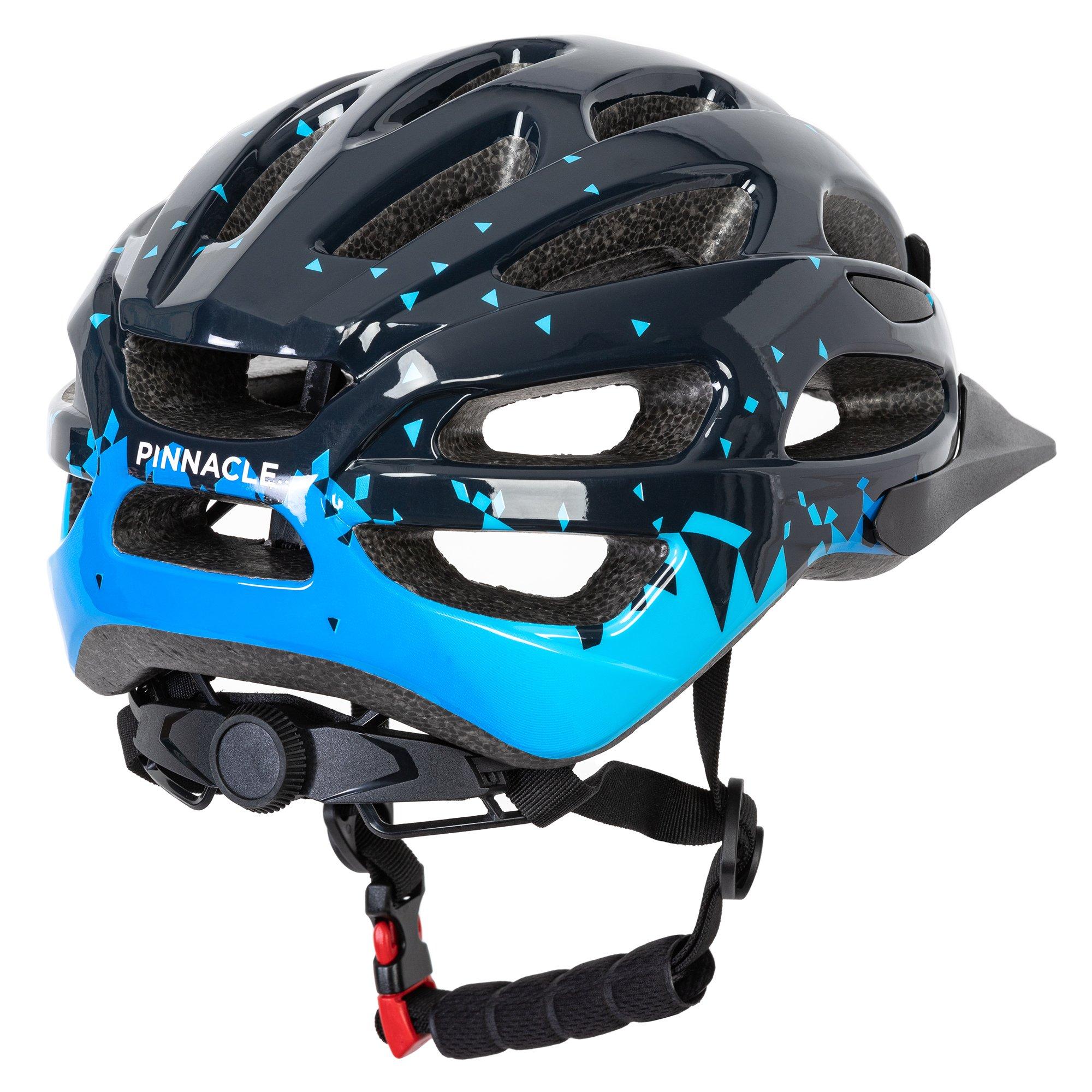 Blue - Pinnacle - Adjustable Bike Helmet Junior - 4
