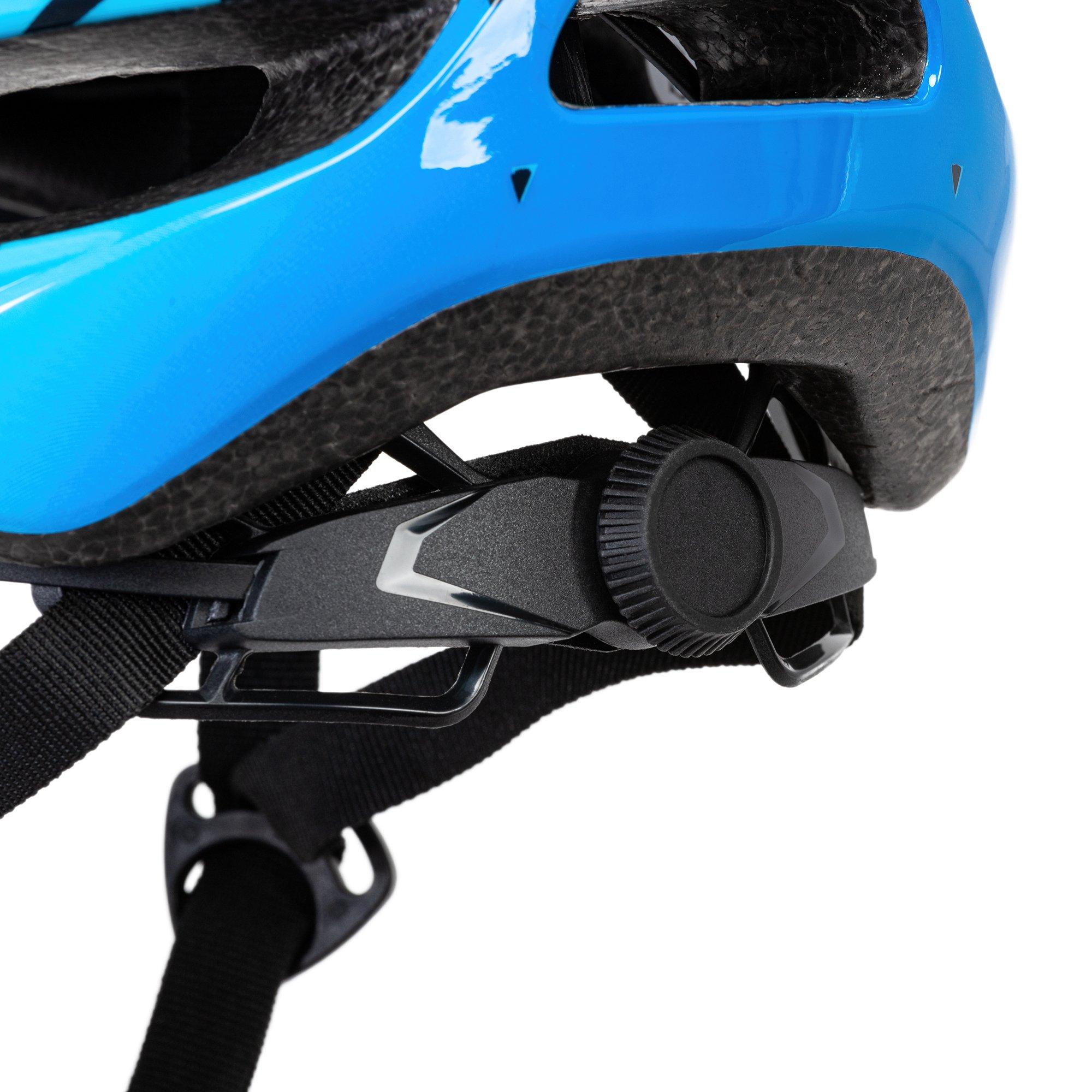 Blue - Pinnacle - Adjustable Bike Helmet Junior - 5