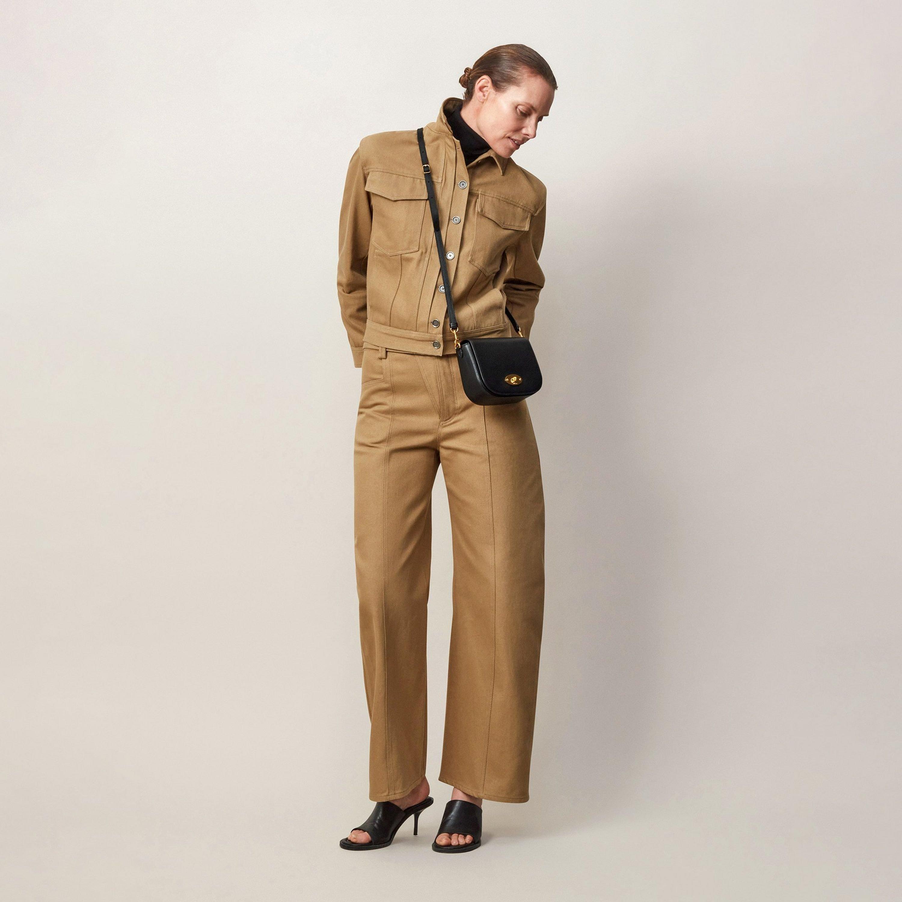 Black SCG* - Mulberry - Small Darley Satchel Small Classic Grain - 6