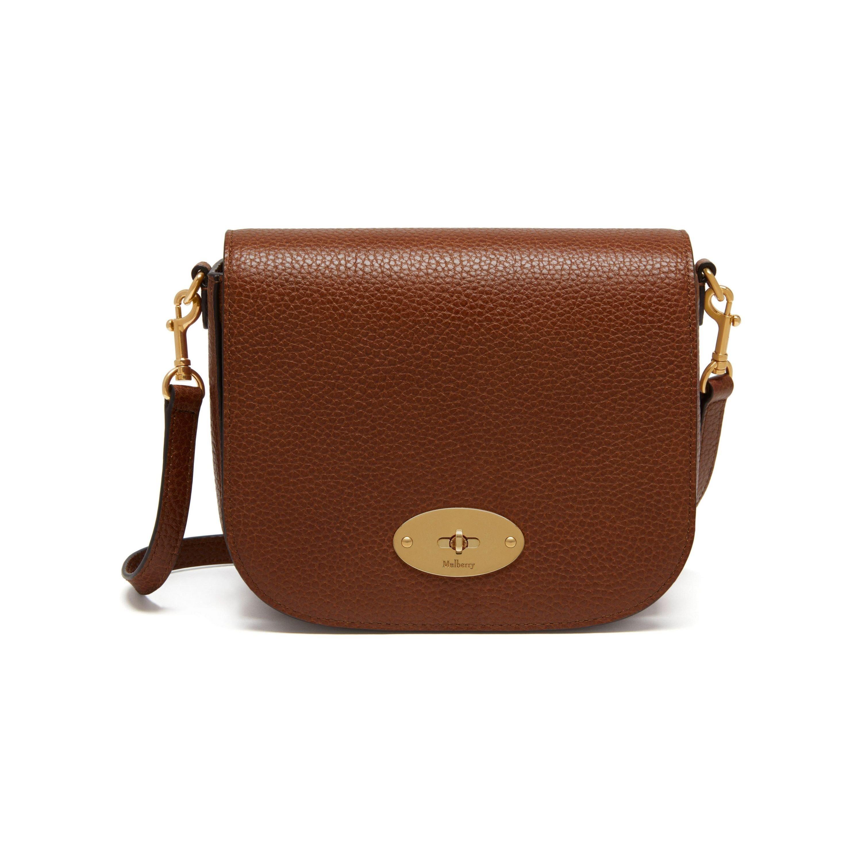Mulberry Small Darley Satchel Small Classic Grain - Oak SCG