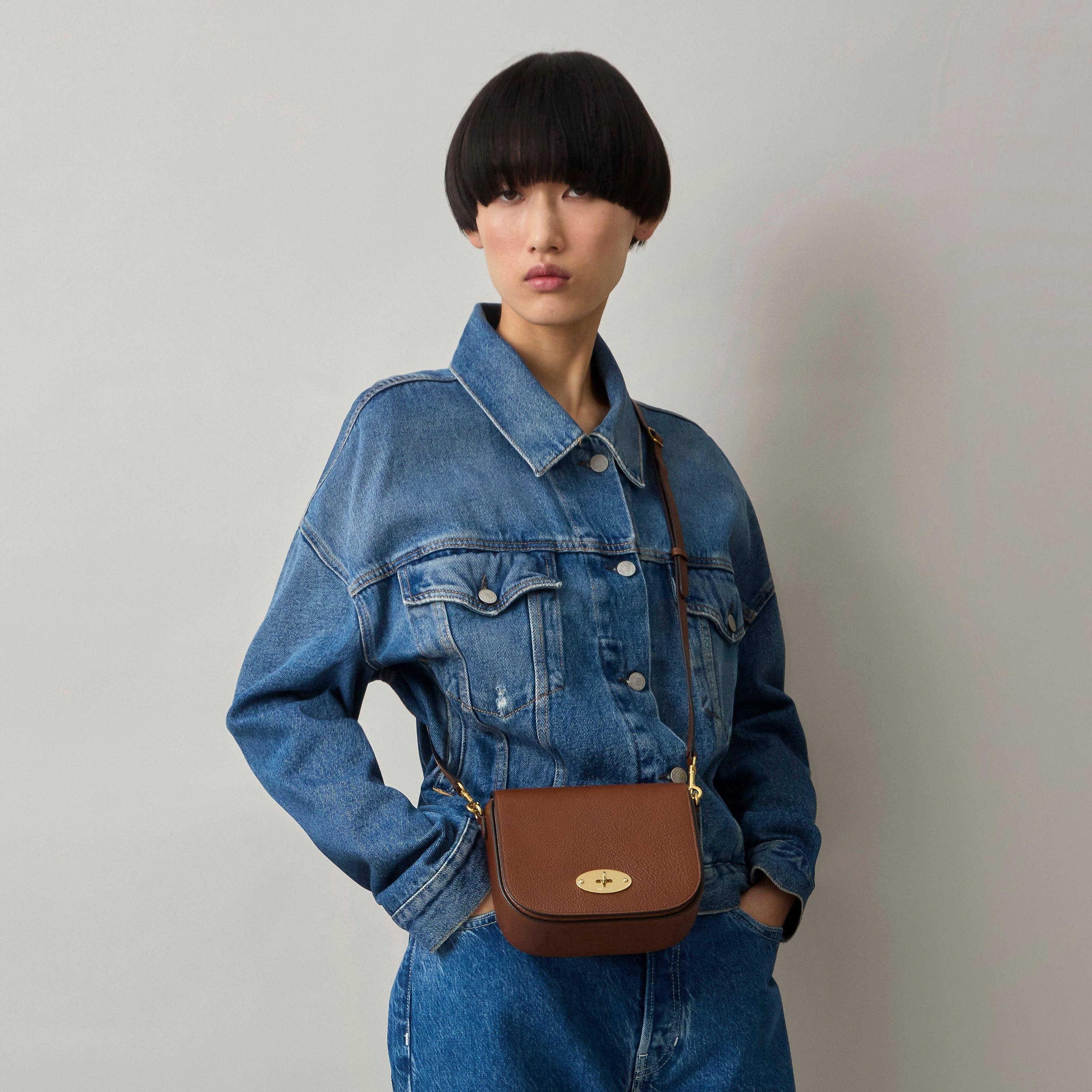 Oak SCG - Mulberry - Small Darley Satchel Small Classic Grain - 7