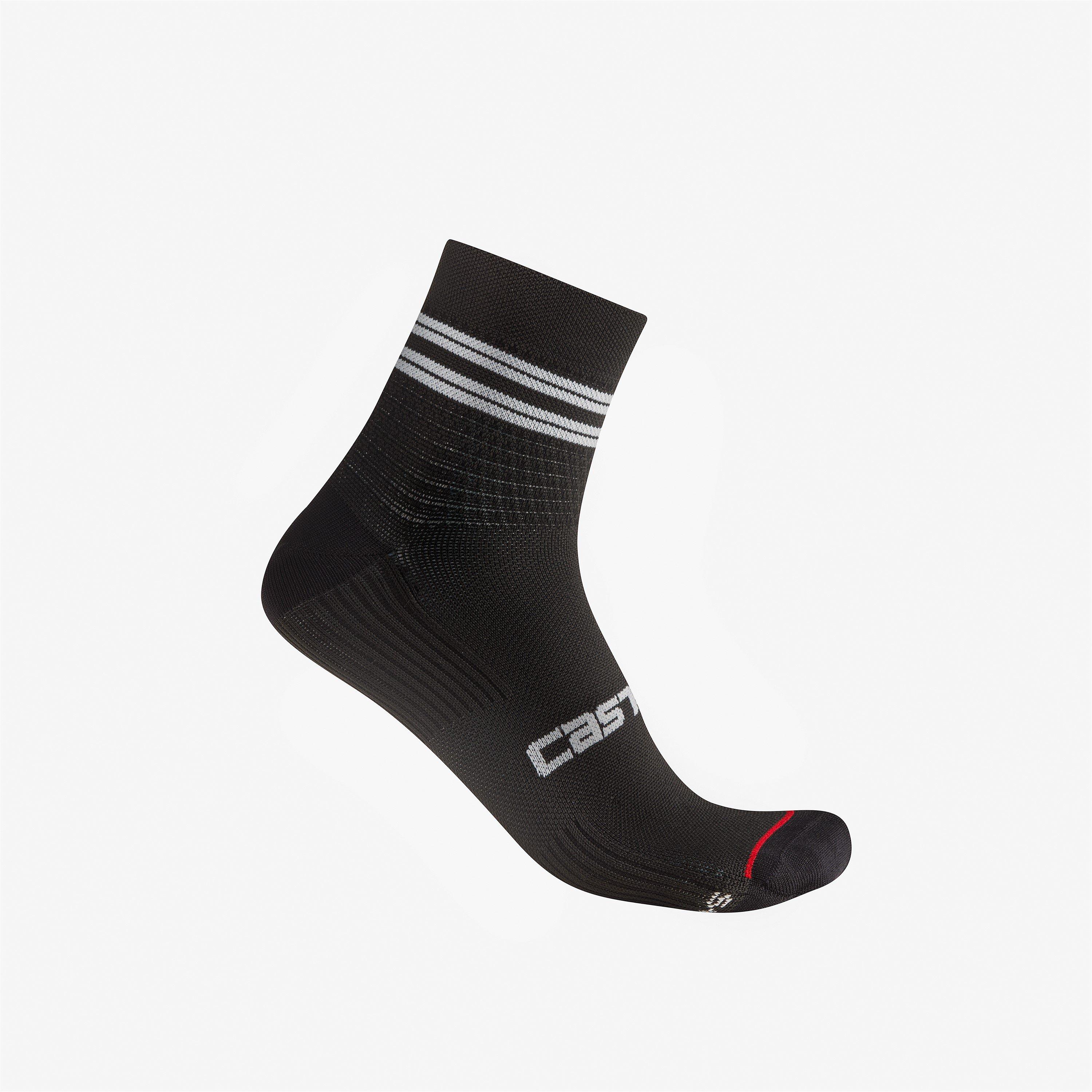 Castelli Men's Anima 7 Sock Sn54 - Black - L/XL