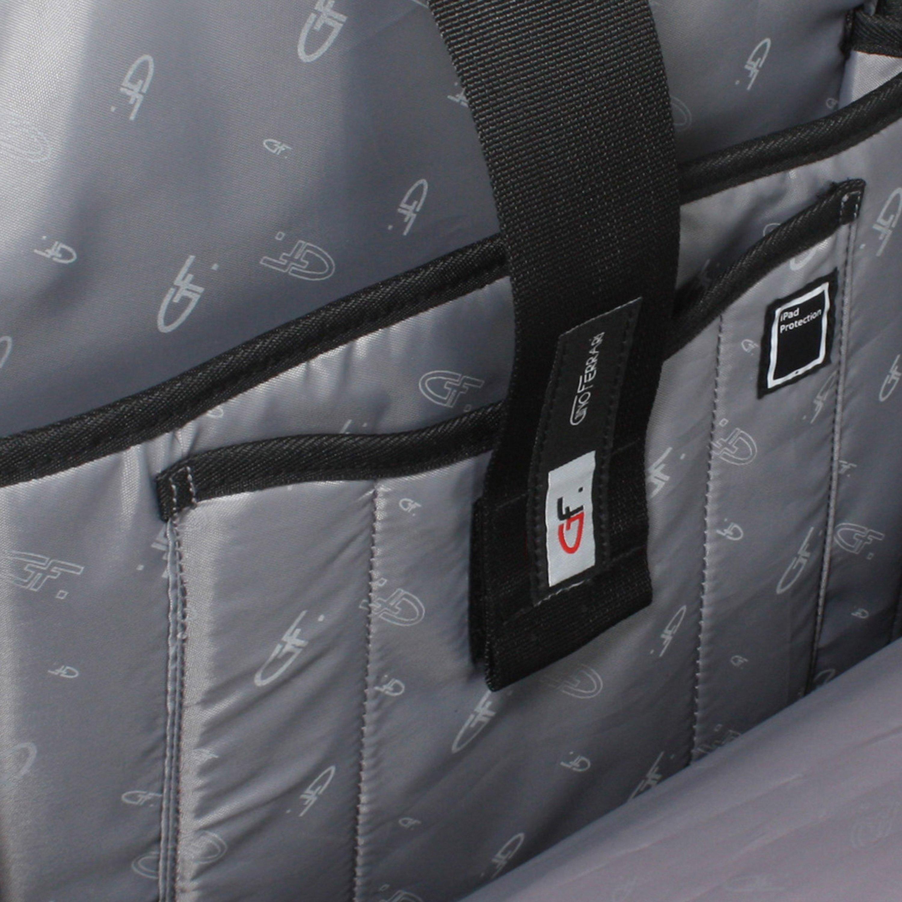 Black-501-22 - Gino Ferrari - Multifunction 26.4L Laptop Backpack Organiser Bag - 5