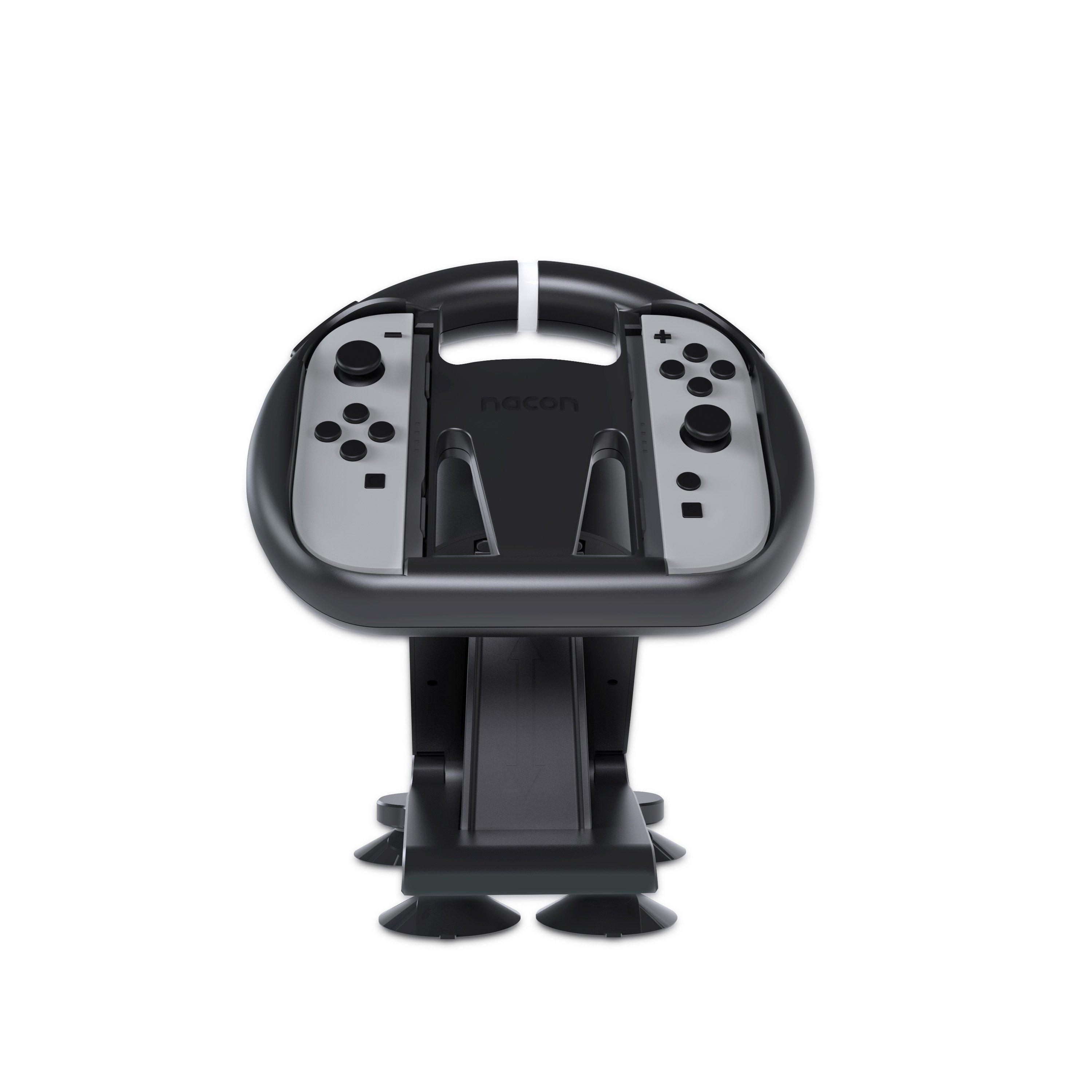 Black - Nacon - Foldable Nintendo Switch Wheels - 1