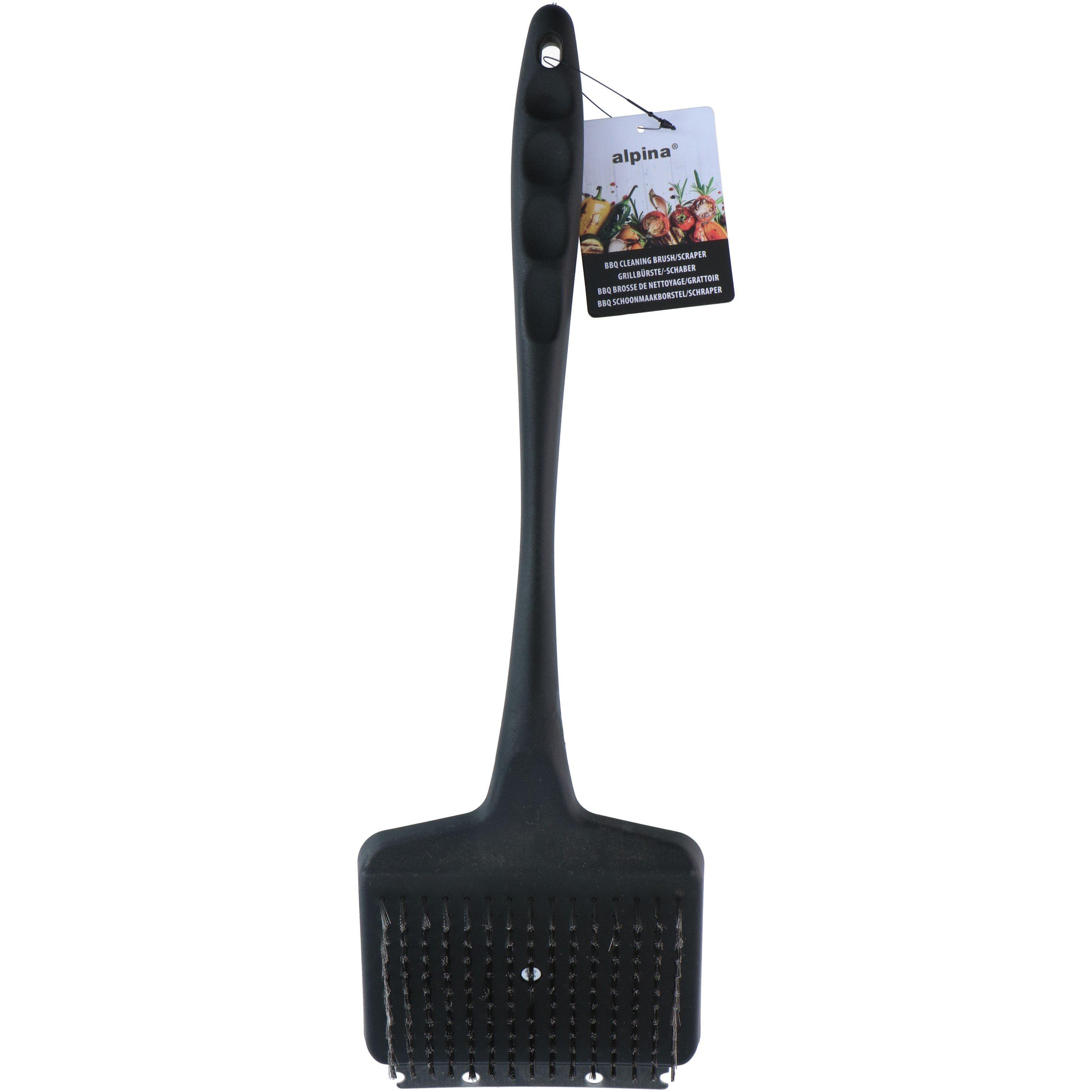 Black - Alpina - Edco Long Handle Grill BBQ Cleaner - 1