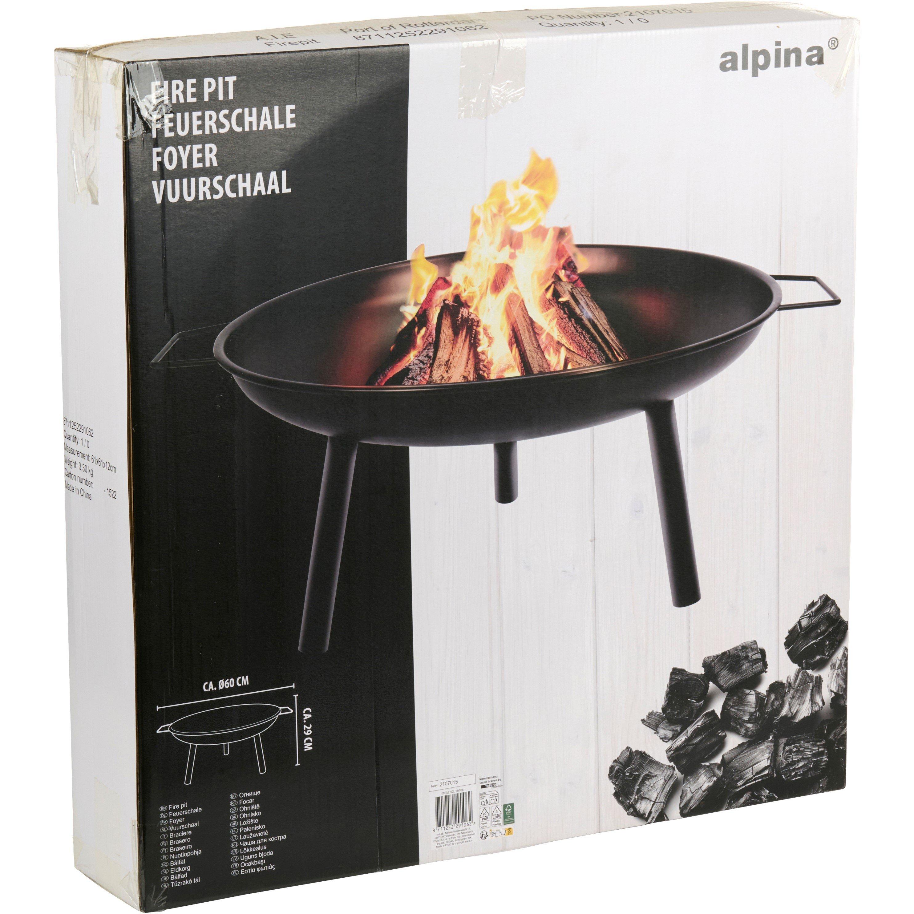 60x60x29cm - Alpina - Firepit 60x60x29cm - 2