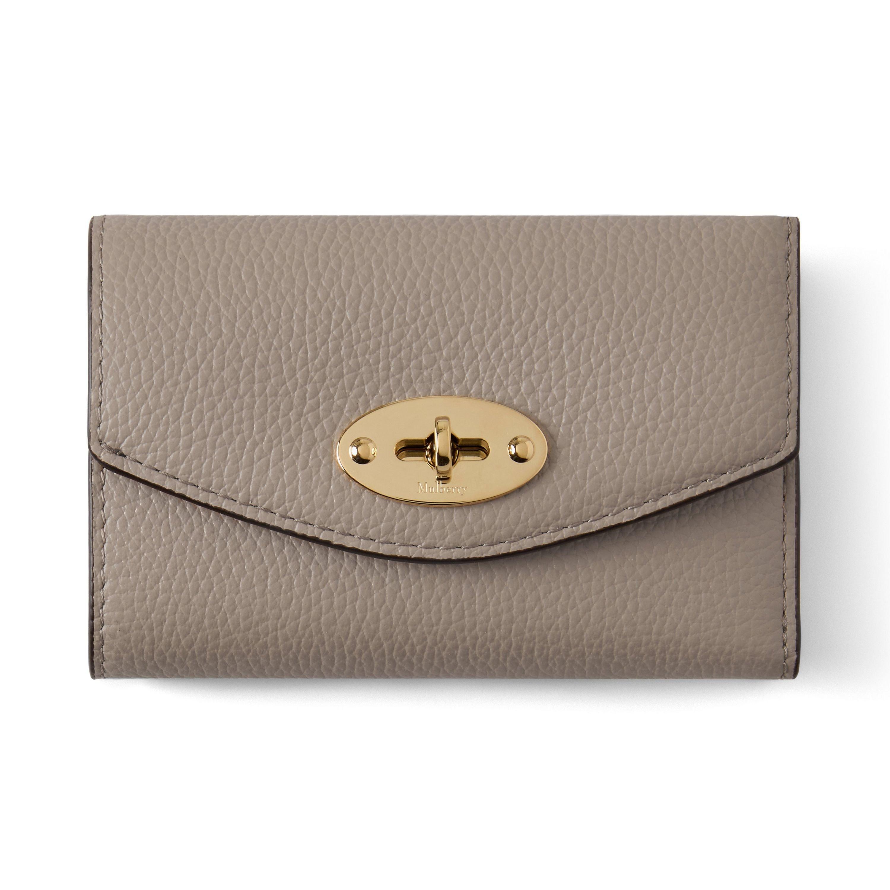 Mulberry Women's Darley Folded -Card Wallet Small Classic Grain - Cashmere Taupe