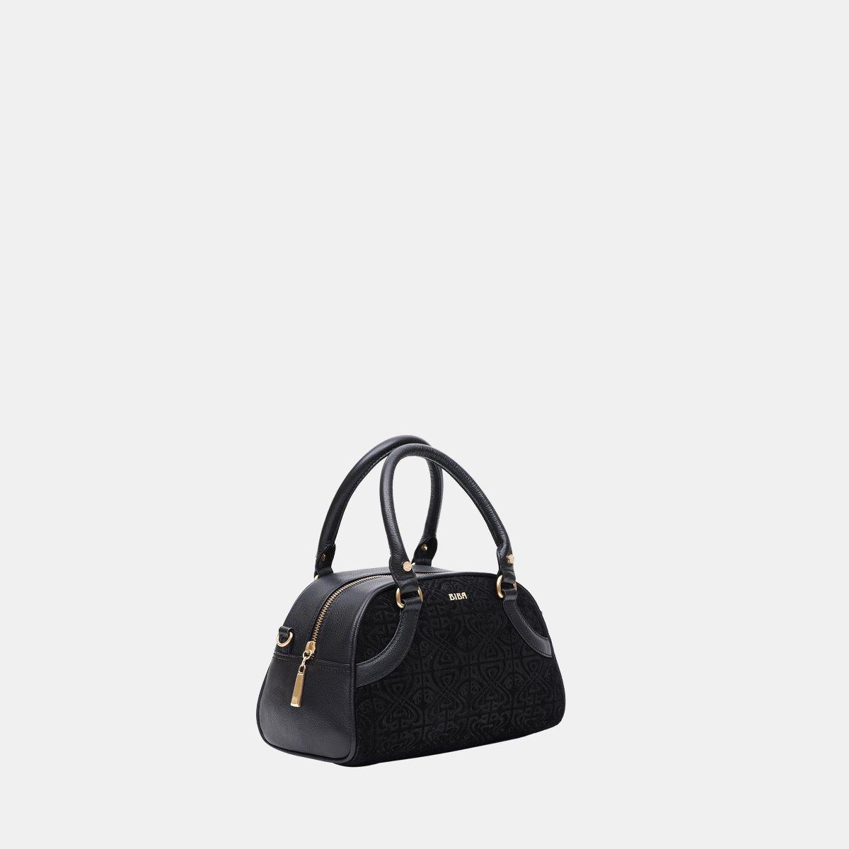 Black - Biba - Women's Bowling Top Handle Bag - 2