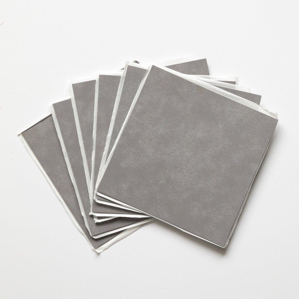 Grey - D C Fix - Self Adhesive Vinyl Wall Tiles Cement Dark Grey - 3