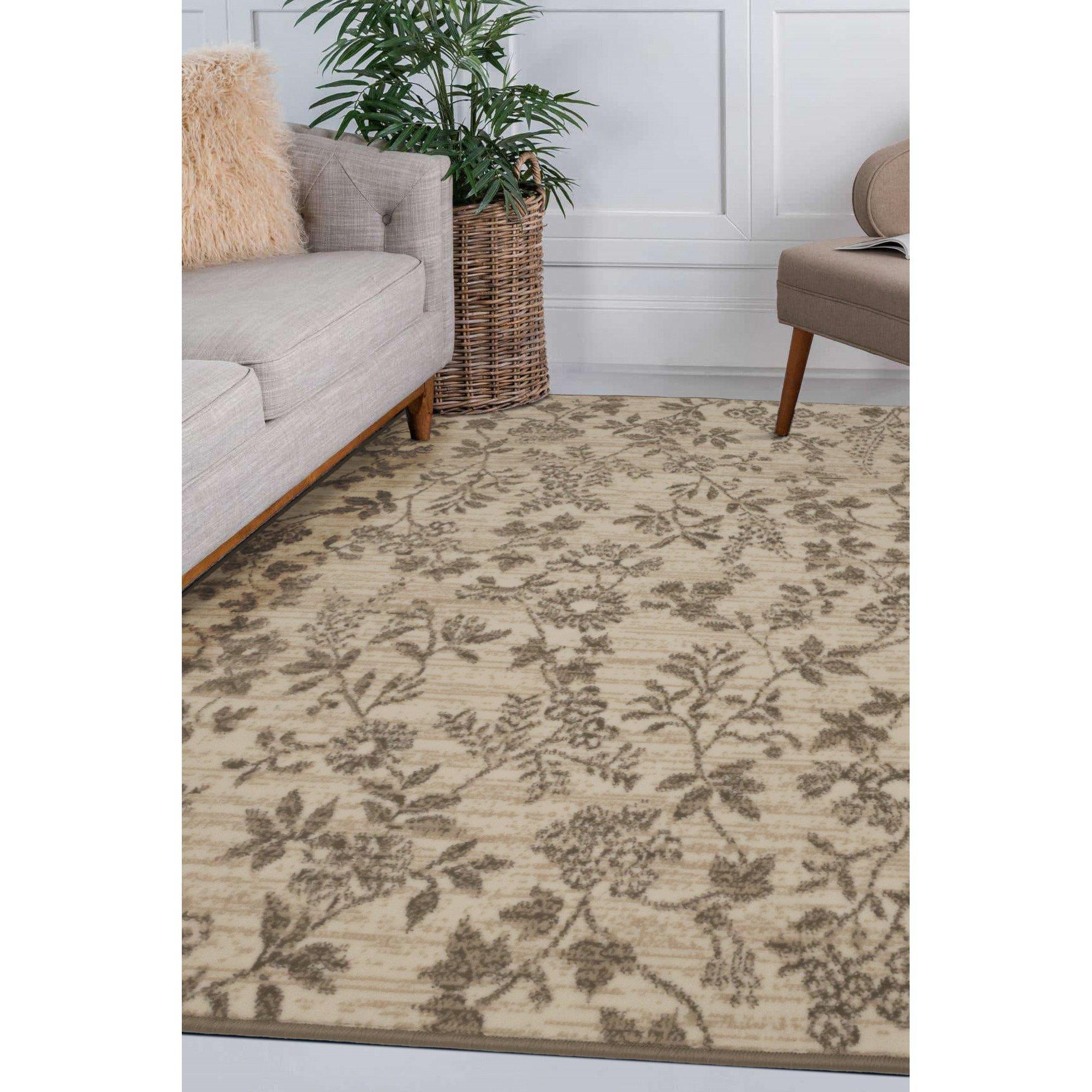 Homemaker  Maestro Dainty Floral Rug Natural - 120x160cm