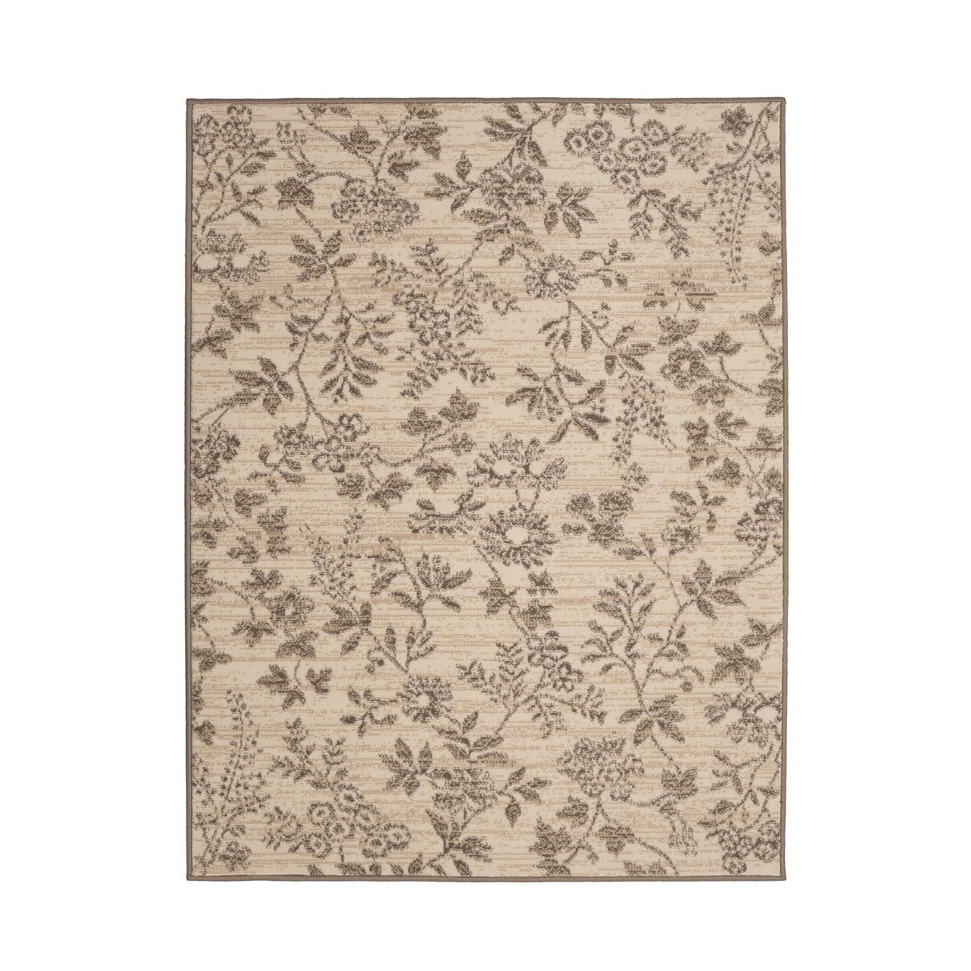 Natural - Homemaker - Maestro Dainty Floral Rug Natural - 2
