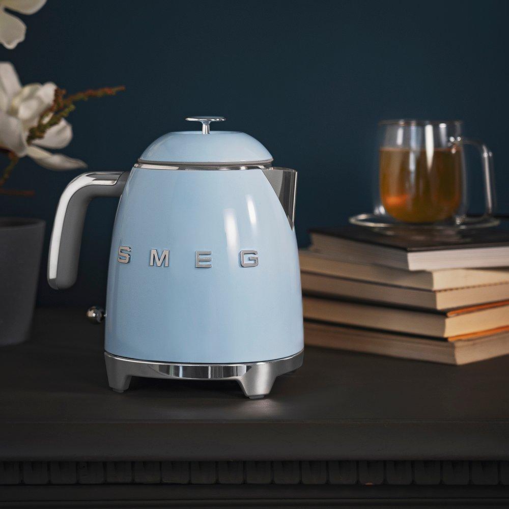 Blue - Smeg - 50s Style Mini Kettle 0.8L - 10