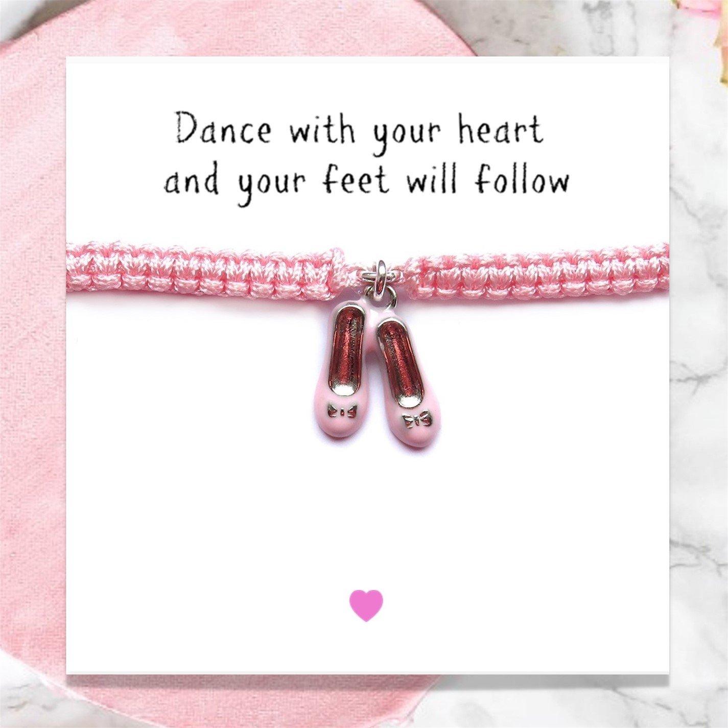 Pink - Aye Do Gifts - Ballet Shoes Frdship Bracelet Small Hamper00303-CD - 2
