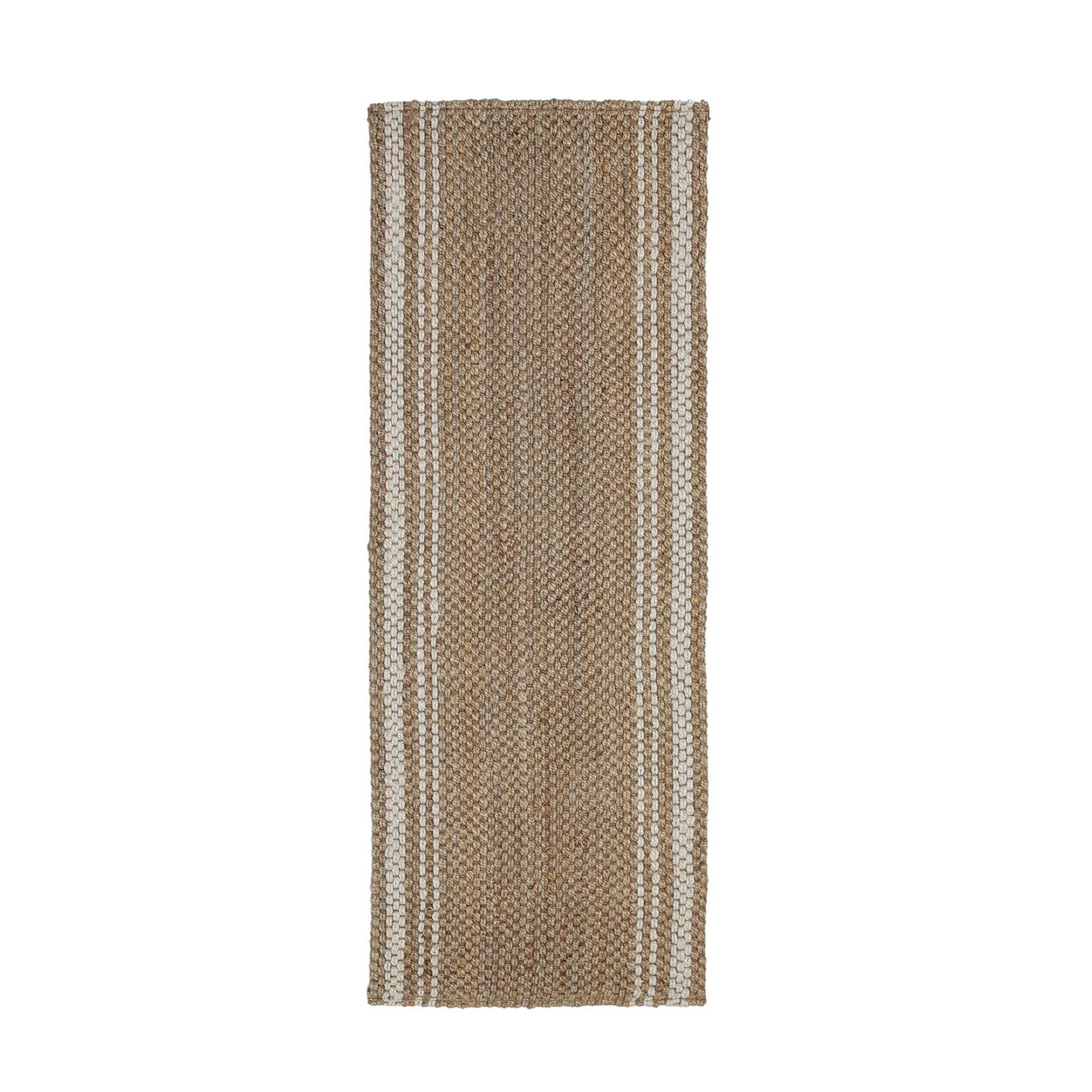 Natural - Homemaker - Jute Stripe Runner Natural - 2