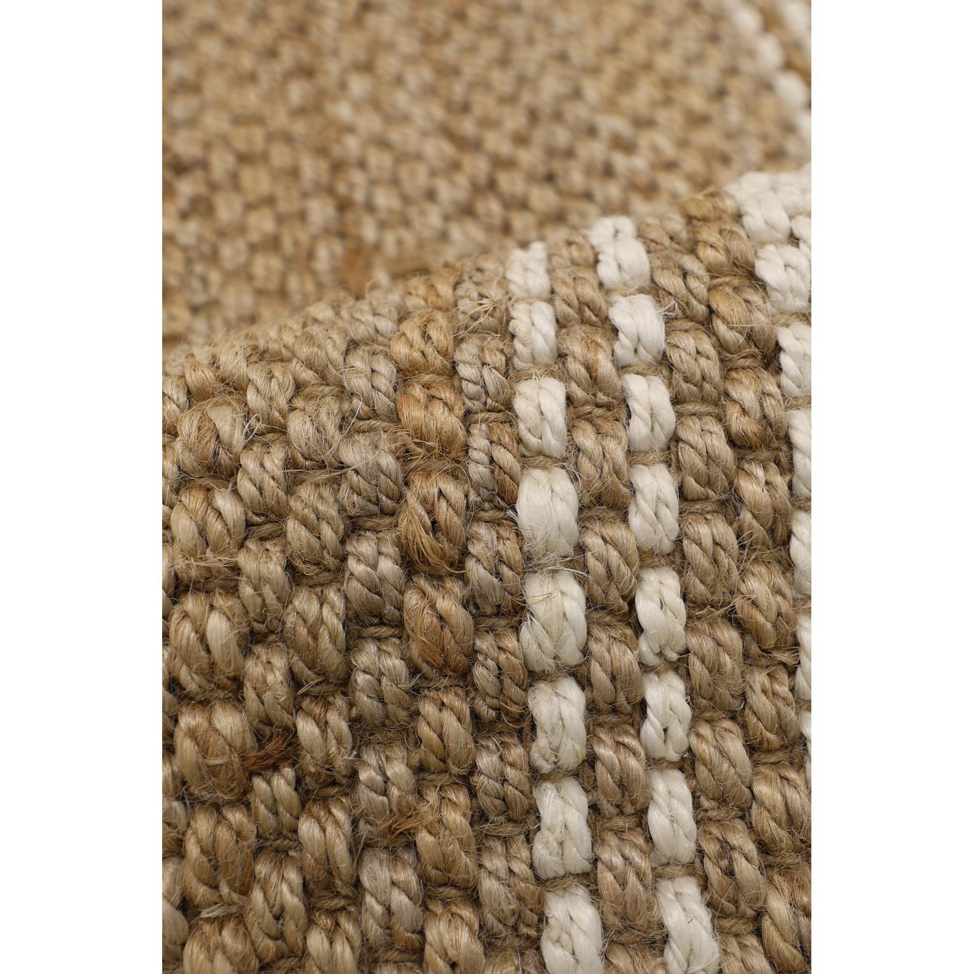 Natural - Homemaker - Jute Stripe Runner Natural - 3