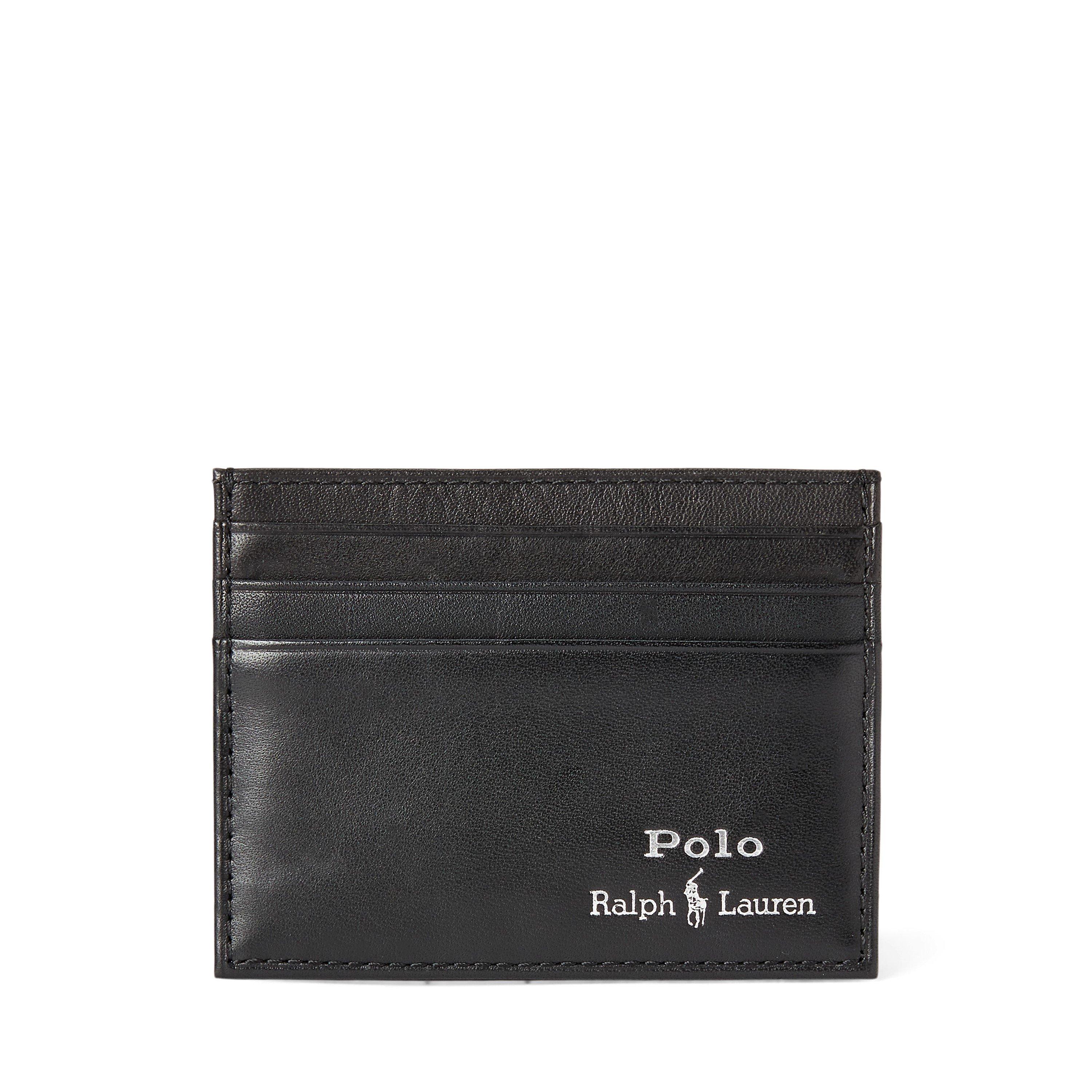 Black - Polo Ralph Lauren - Men's Leather Belt and Wallet Gift Set - 2