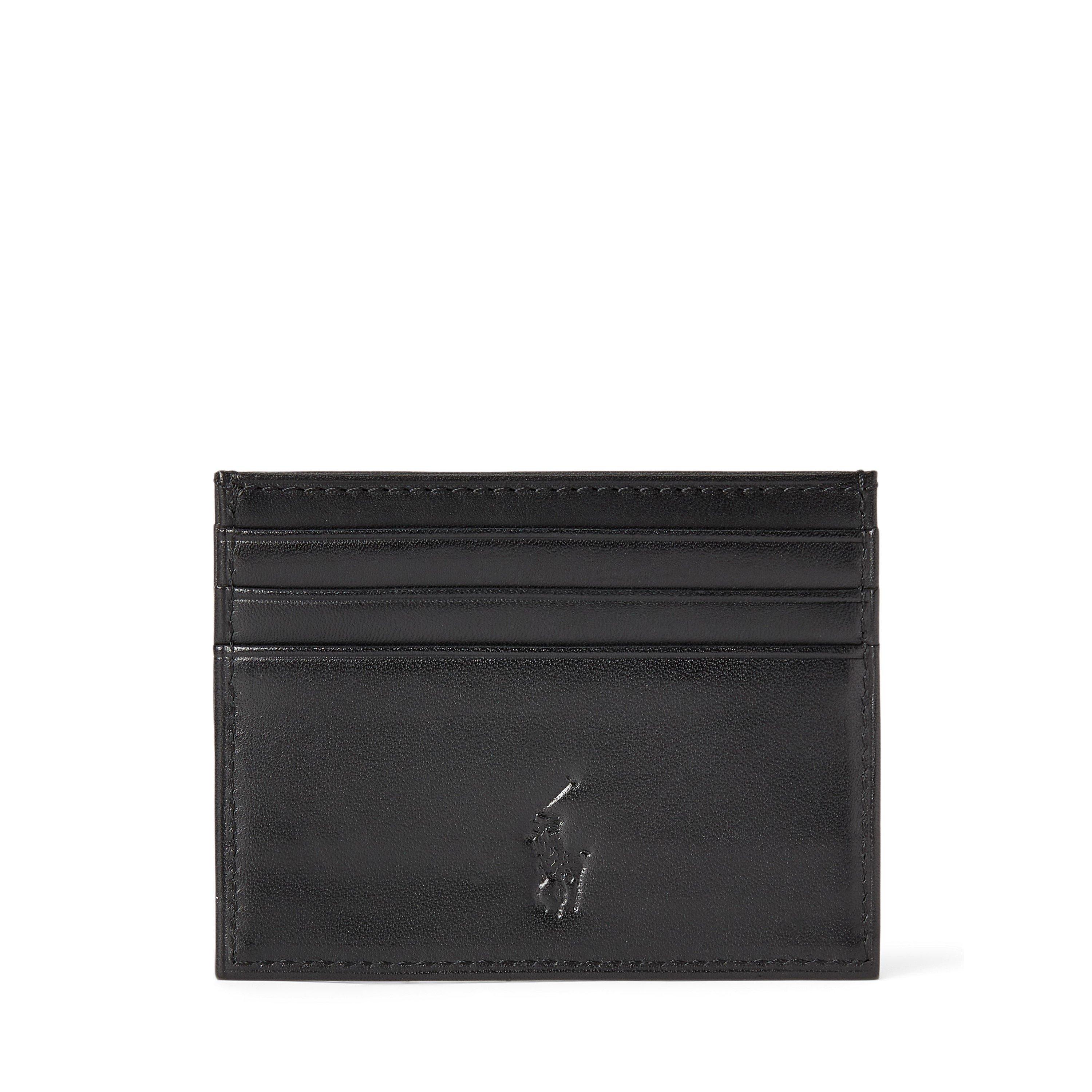 Black - Polo Ralph Lauren - Men's Leather Belt and Wallet Gift Set - 4
