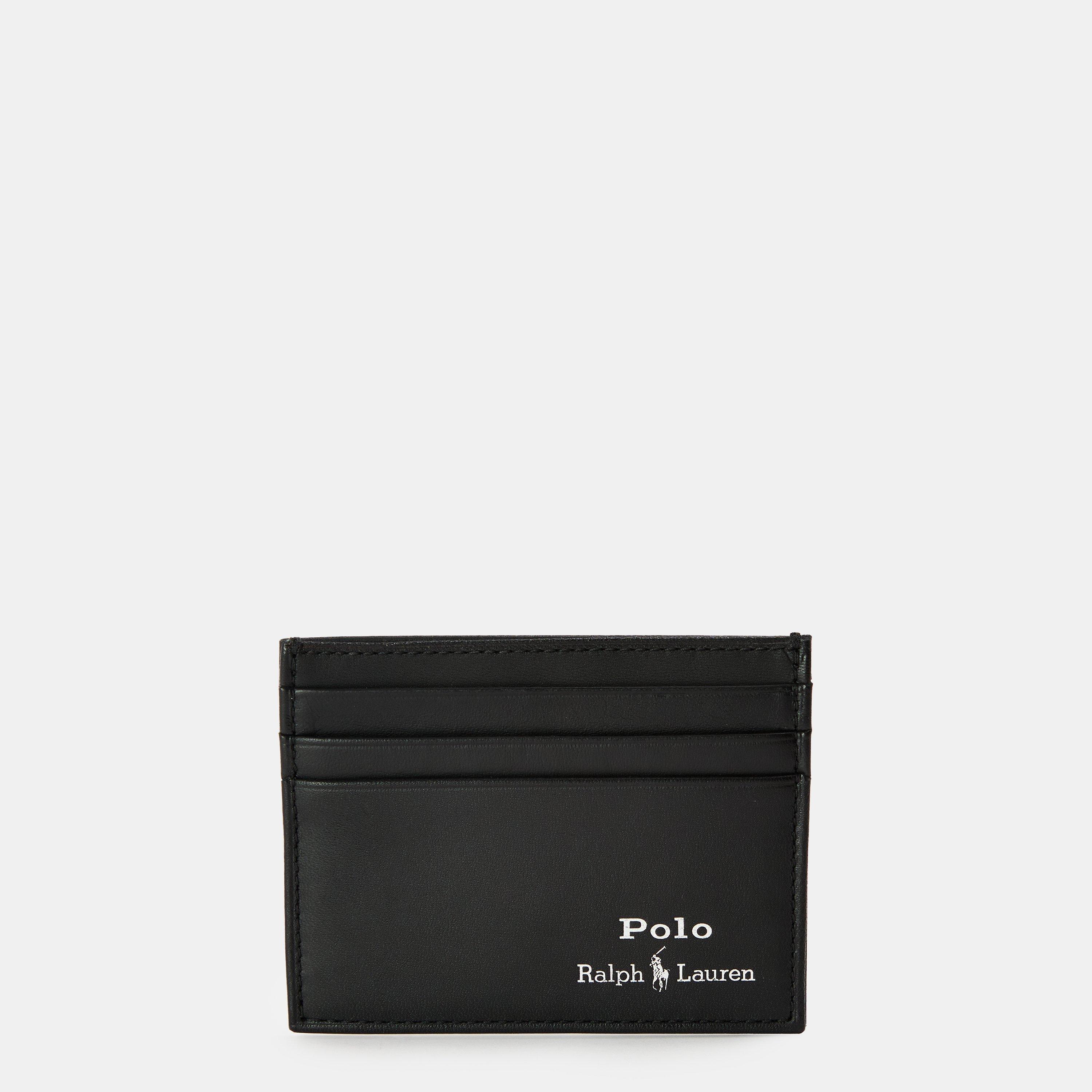 Black - Polo Ralph Lauren - Men's Leather Belt and Wallet Gift Set - 5