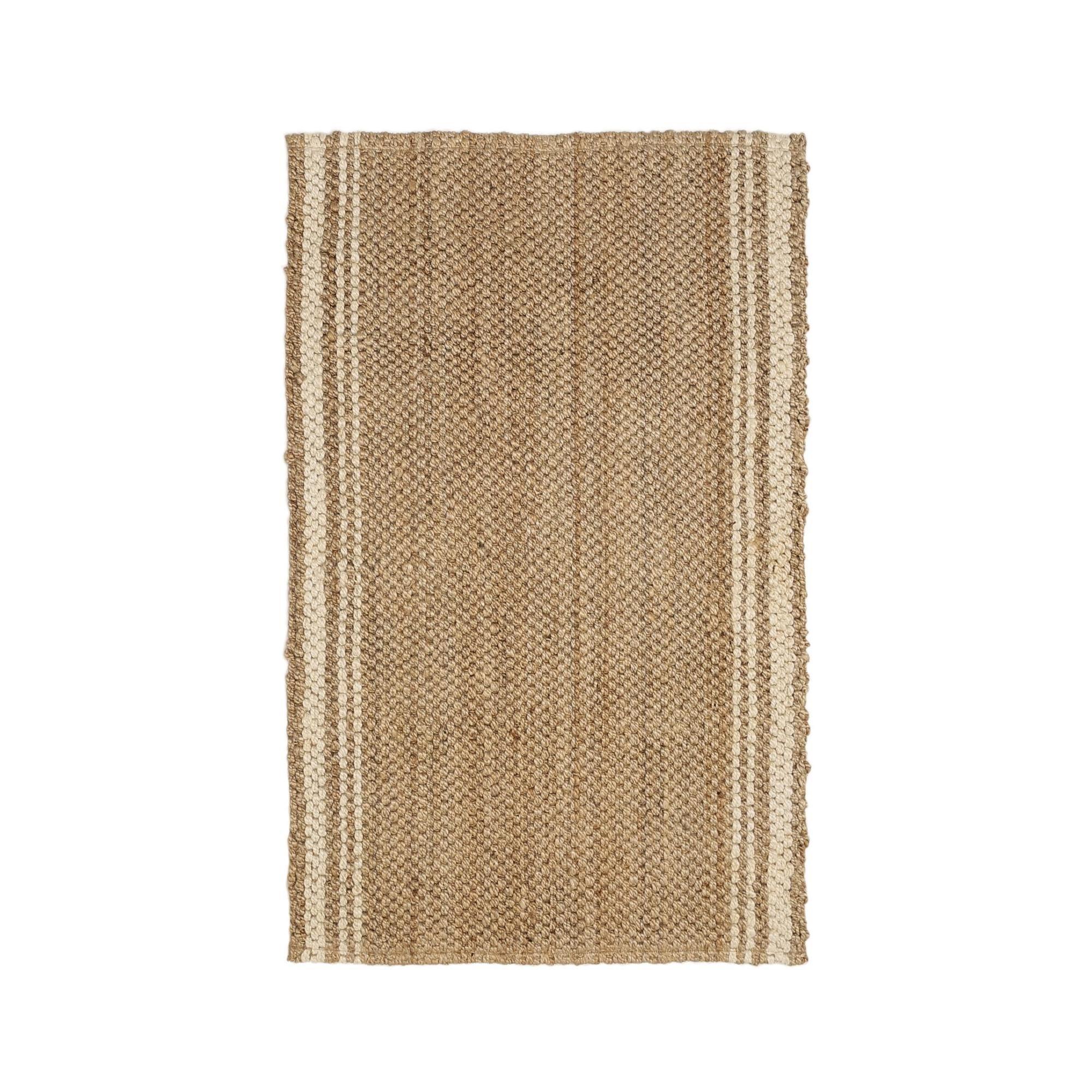 Natural - Homemaker - Jute Stripe Rug Natural - 2