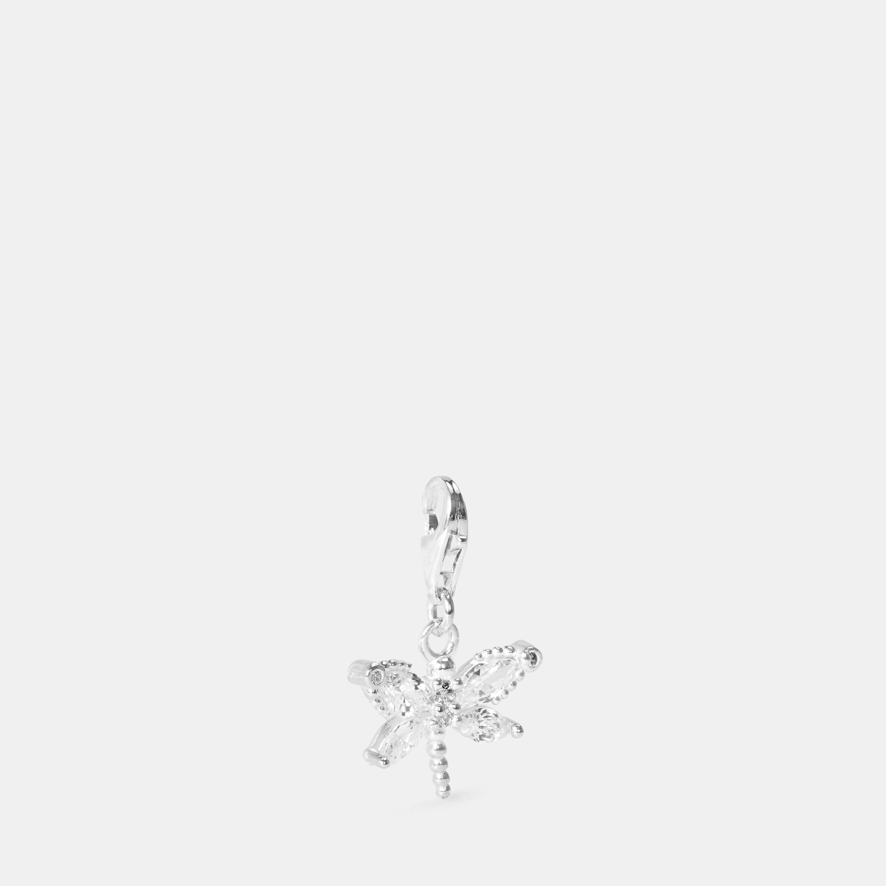 Argent - Thomas Sabo - Women's Chrome Dragonfly Charm - 1