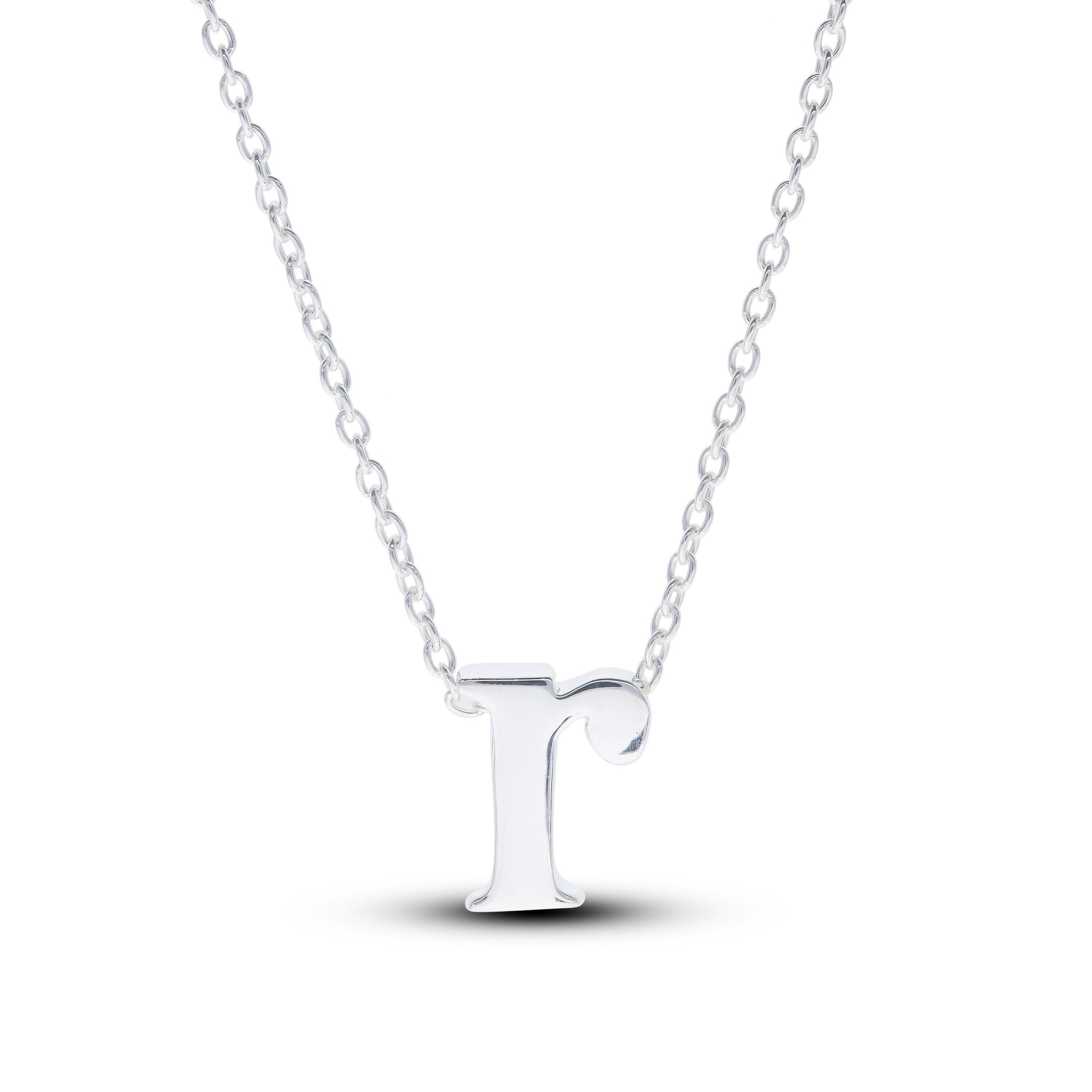 Silver - Be You - Sterling Silver lowercase Initial Necklace