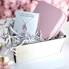 Aye Do Ballet Shoes Necklace Jewel Box Hamper303-CD-NK-jb