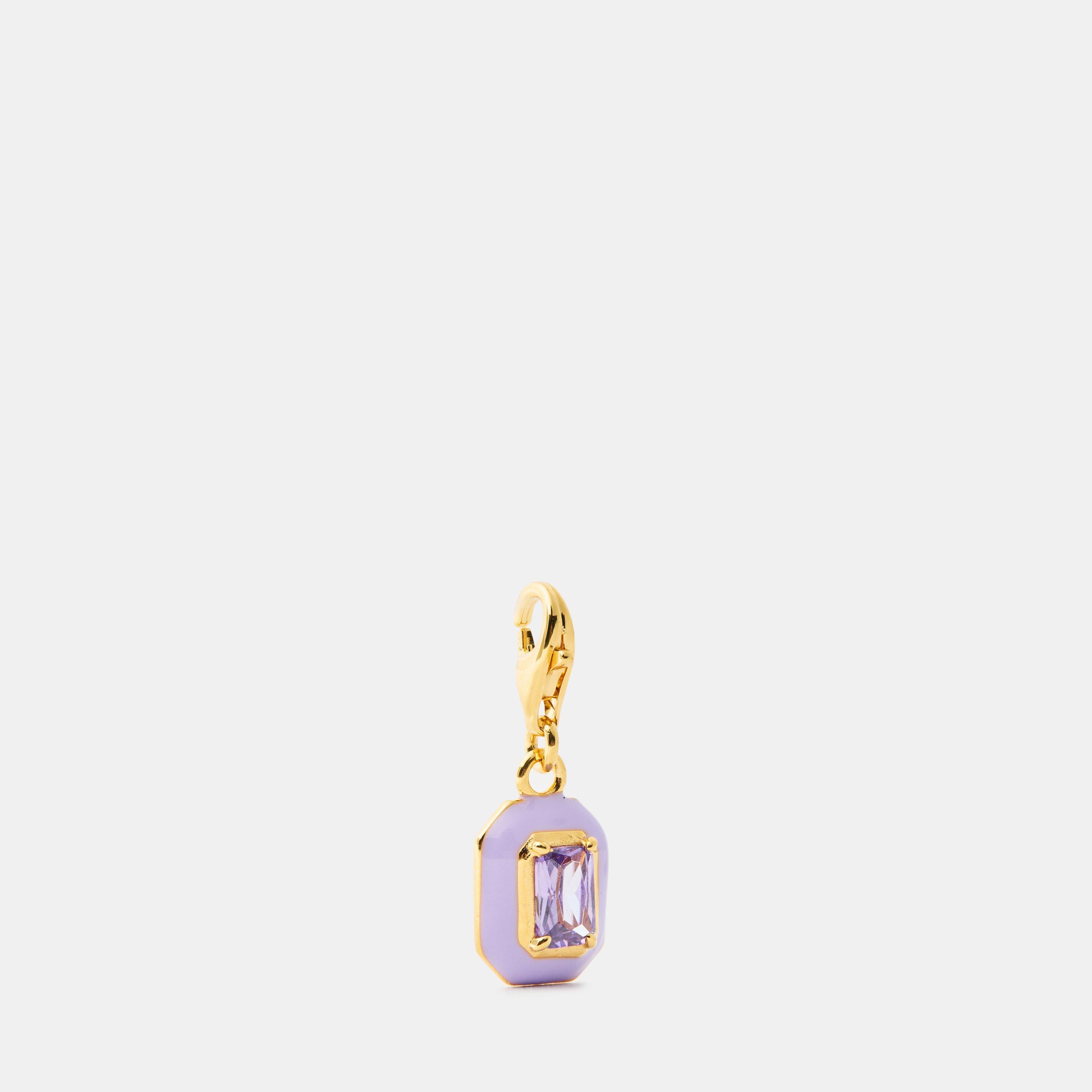 Violet - Thomas Sabo - Women's Chrome Octagon Pendant Charm - 1