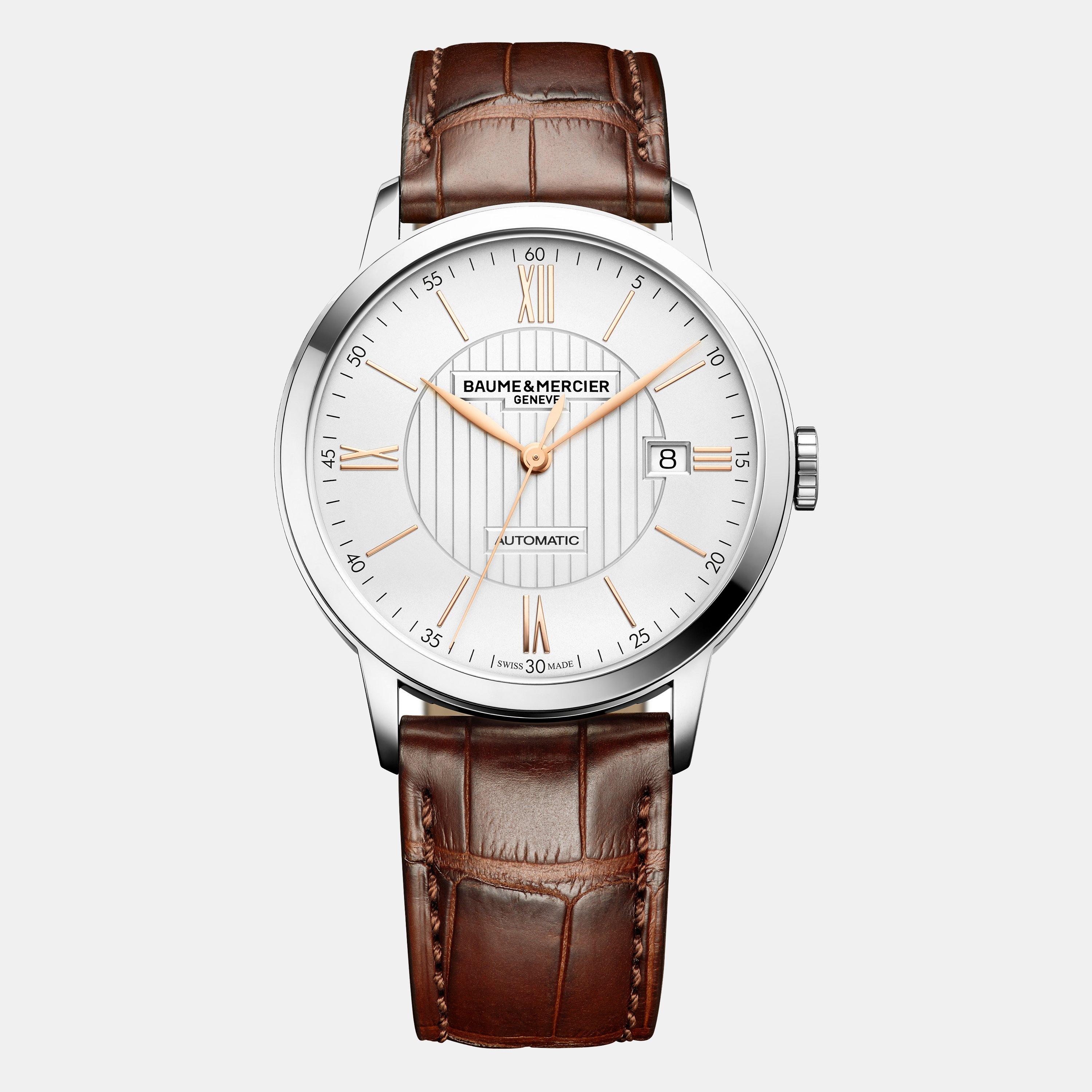 Brown - Baume and Mercier - Men's Classima Automatic Analogue Watch