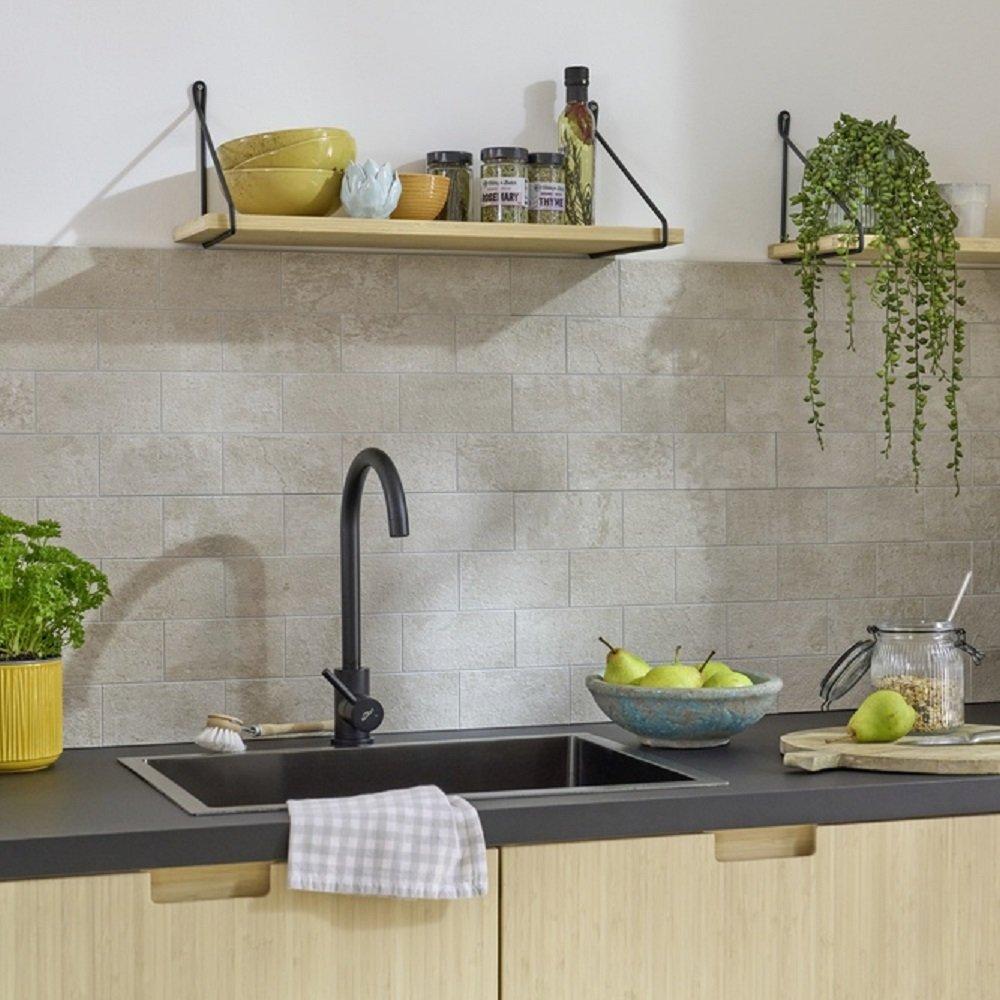 Beige - D C Fix - Self Adhesive Premium Wall Tiles Sandstone - 1