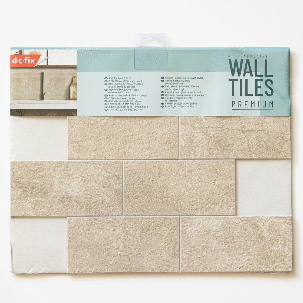 Beige - D C Fix - Self Adhesive Premium Wall Tiles Sandstone - 2