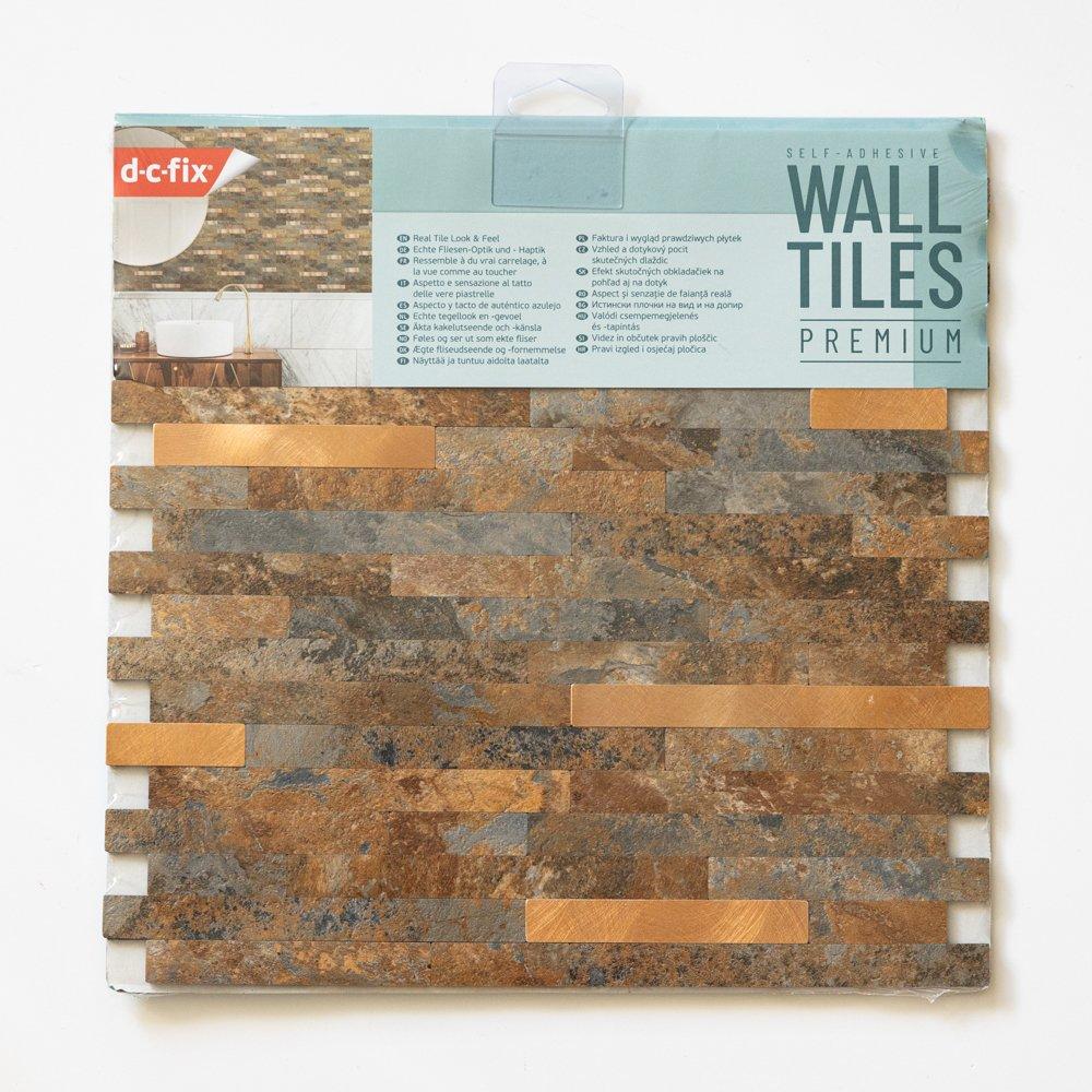 Copper - D C Fix - Self Adhesive Premium Wall Tiles Slate and Metal - 2