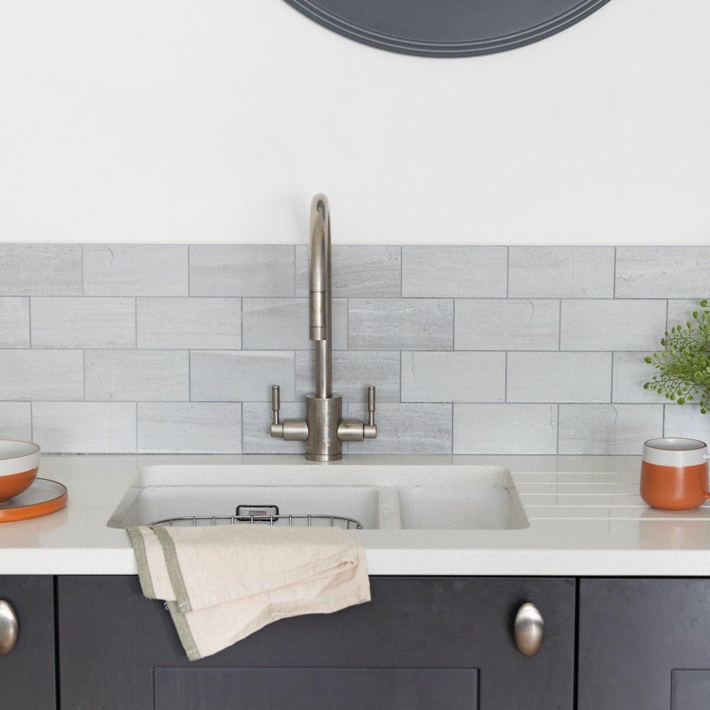 Grey - D C Fix - Self Adhesive Premium Wall Tiles Concrete - 1