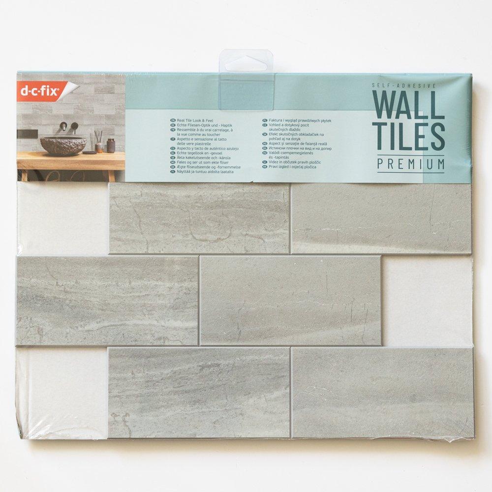 Grey - D C Fix - Self Adhesive Premium Wall Tiles Concrete - 2