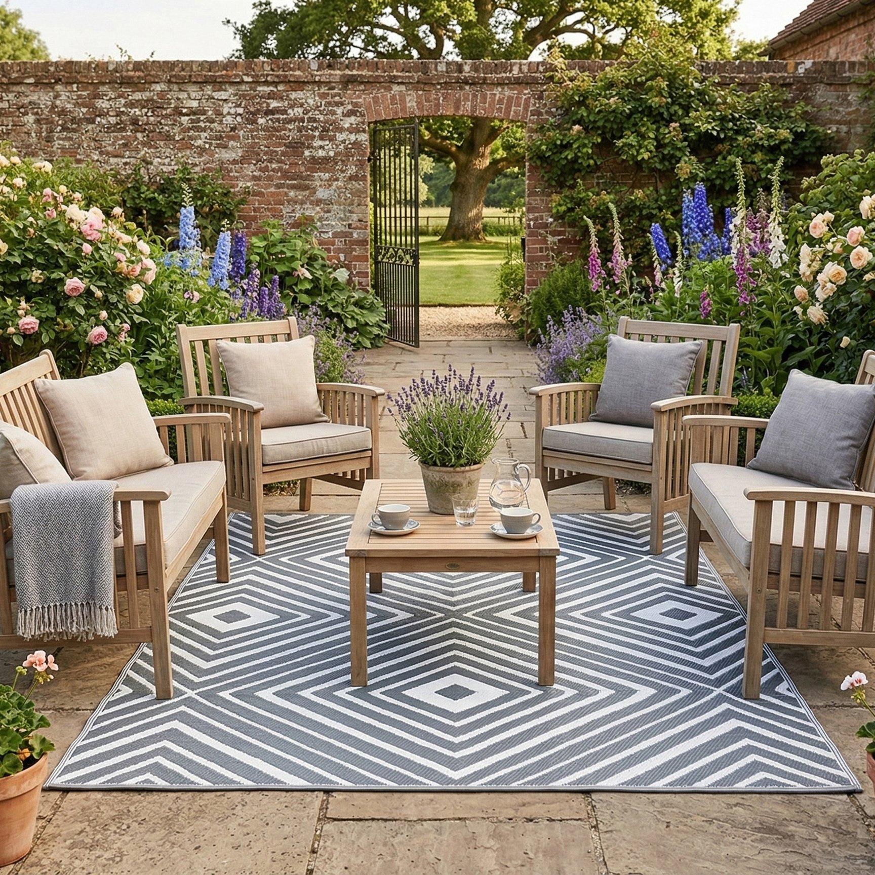 Streetwize  Outdoor Rug - Small Bali Pattern - Aztec Diamond