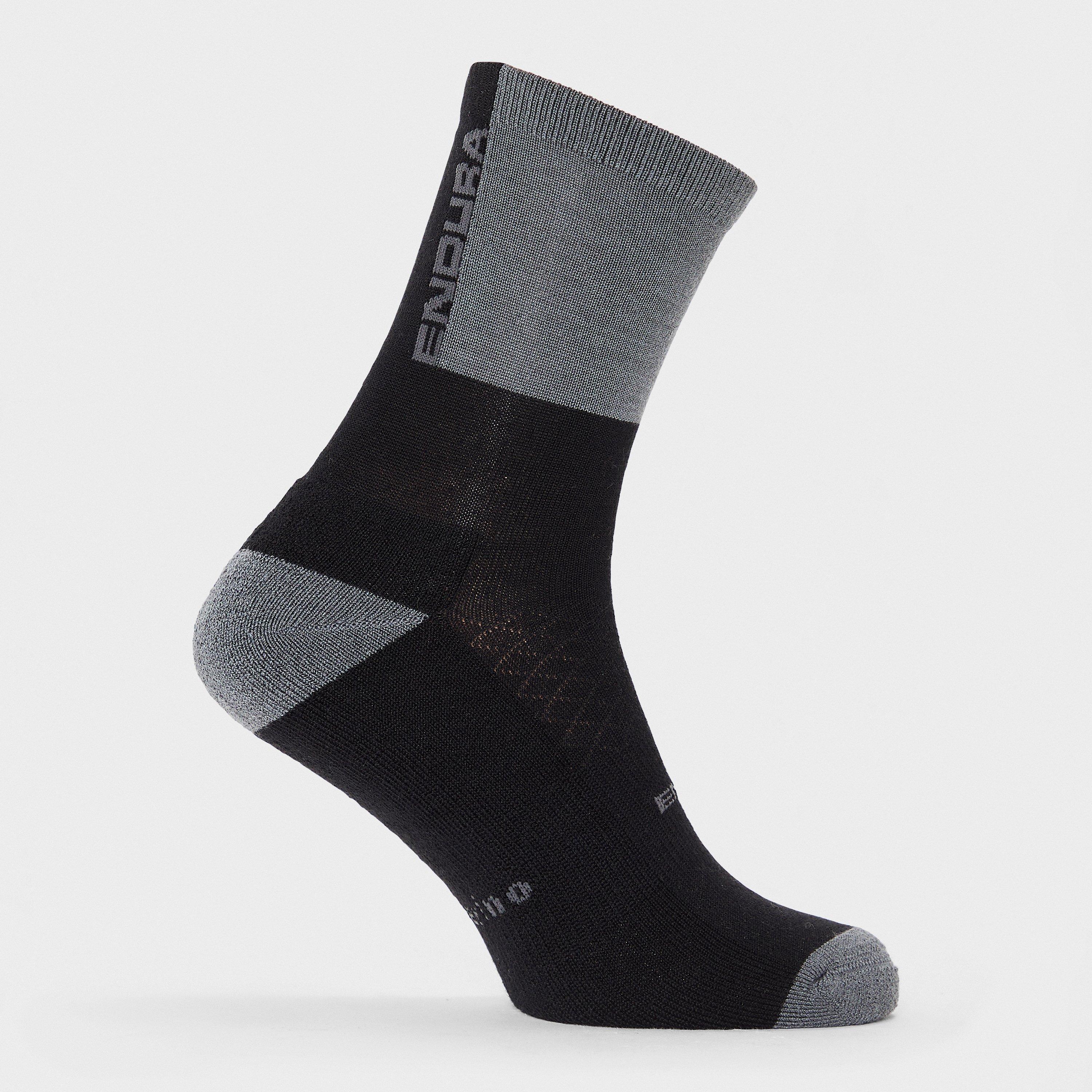Endura Unisex Black Winter Cycling Socks - L-Xl - Image 4