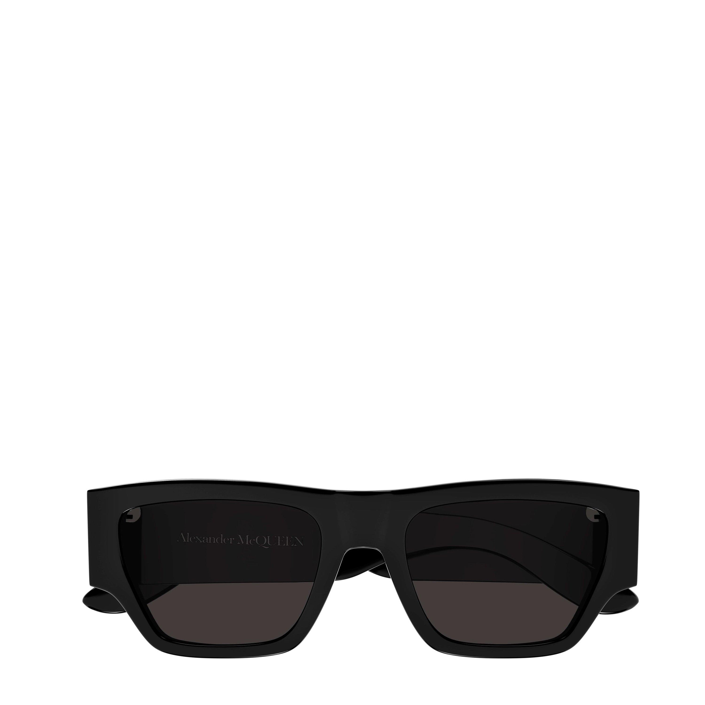 Black/Grey - Alexander McQueen - Logo Sunglasses - 6