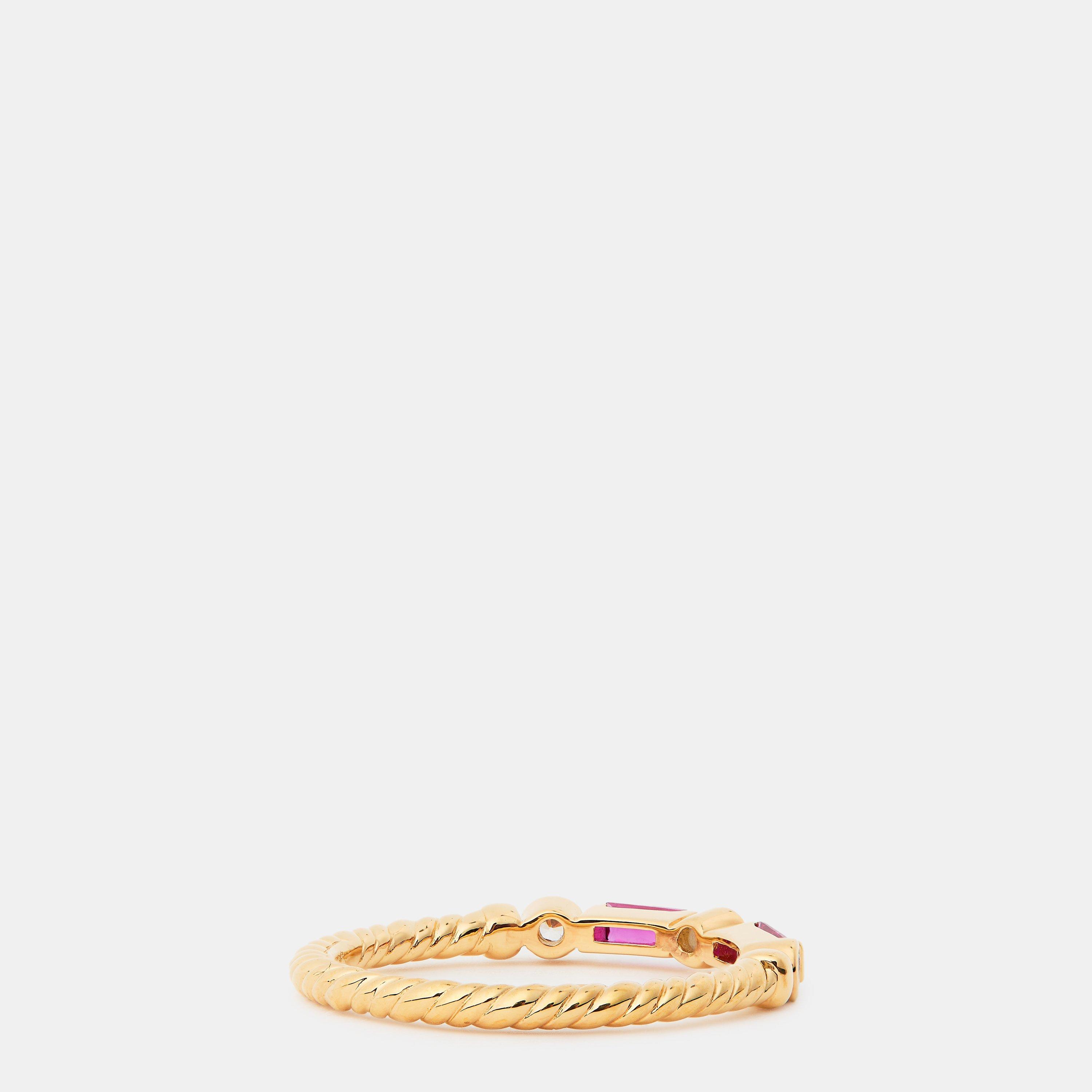 Rot - Thomas Sabo - Women's Rope Band Rings - 2